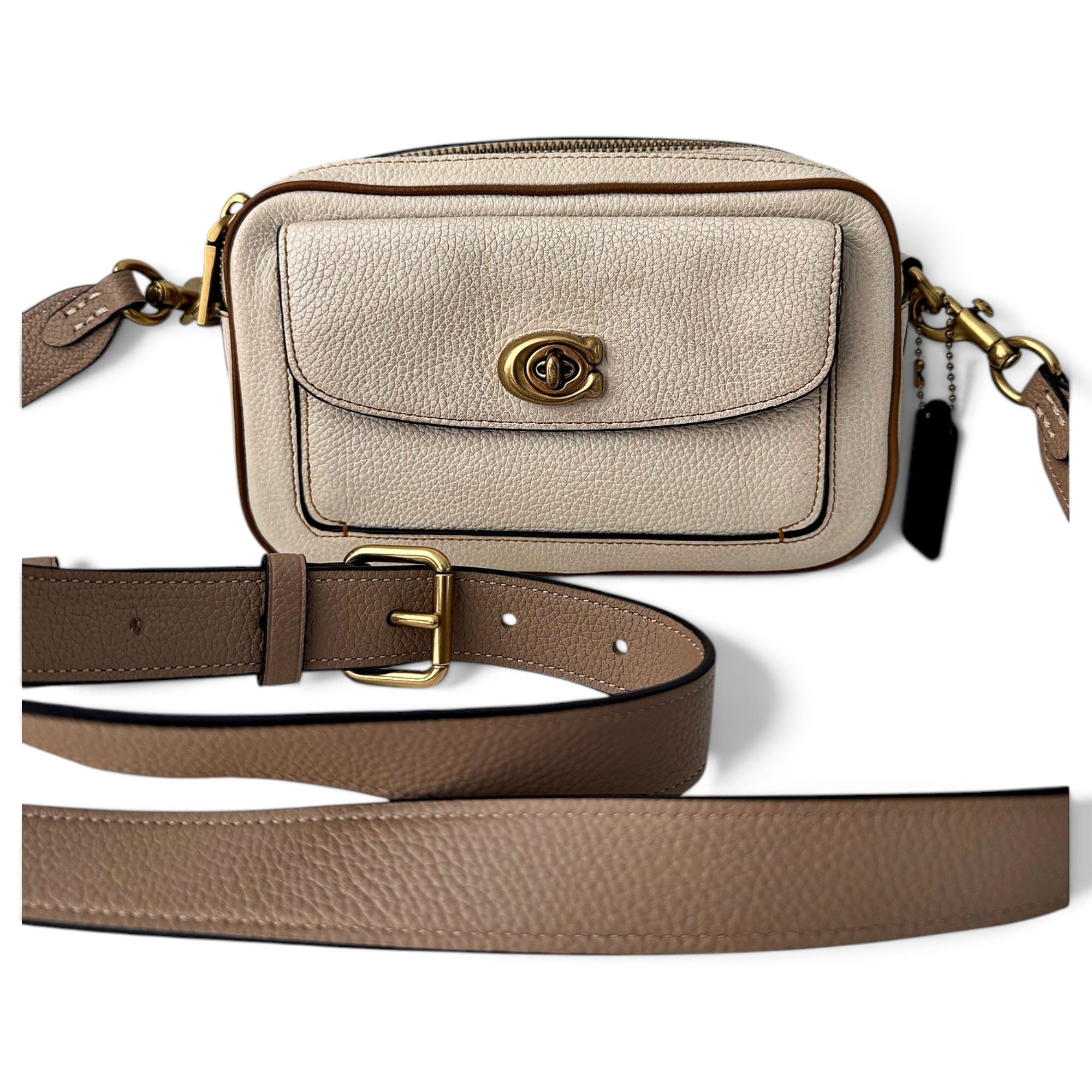 Leather crossbody bag