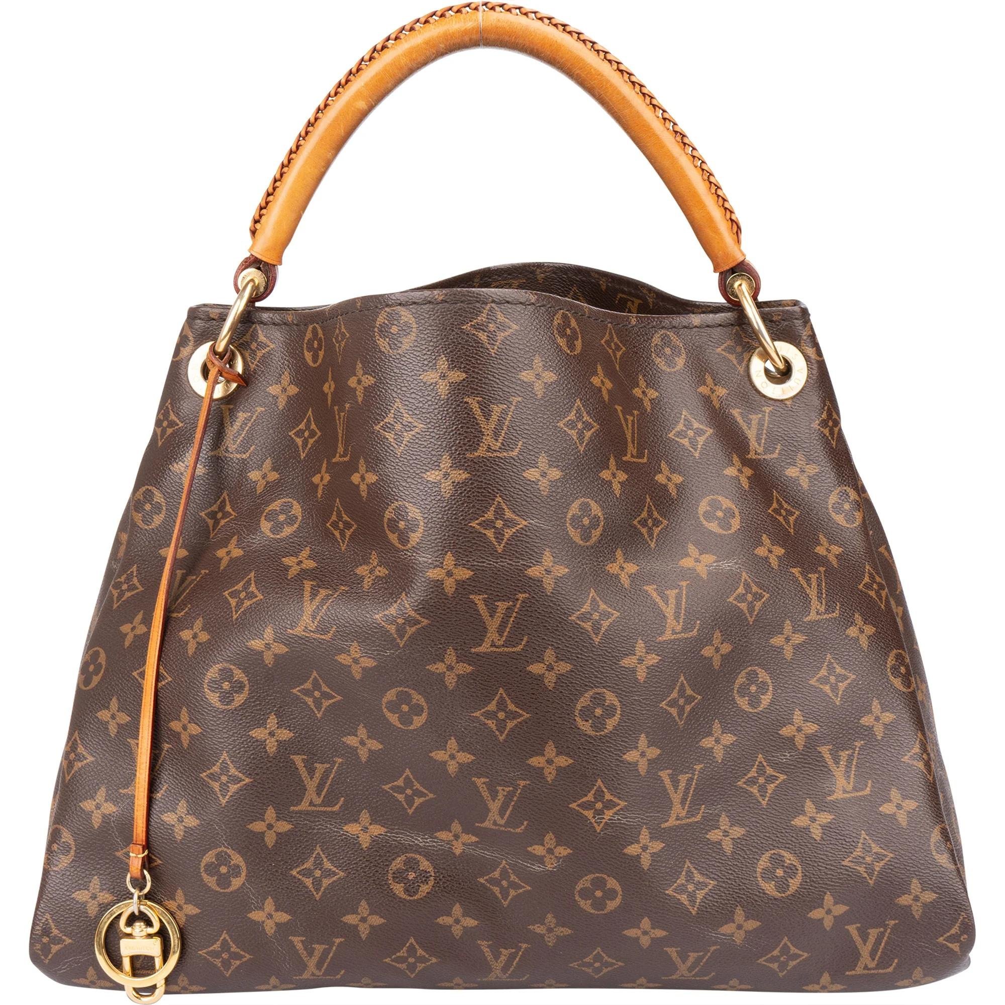Artsy leather handbag