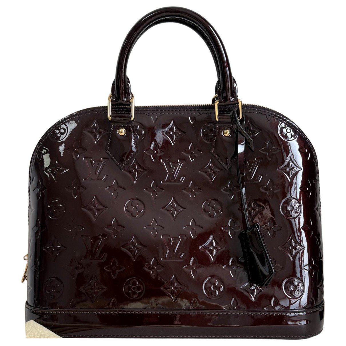 Alma patent leather handbag