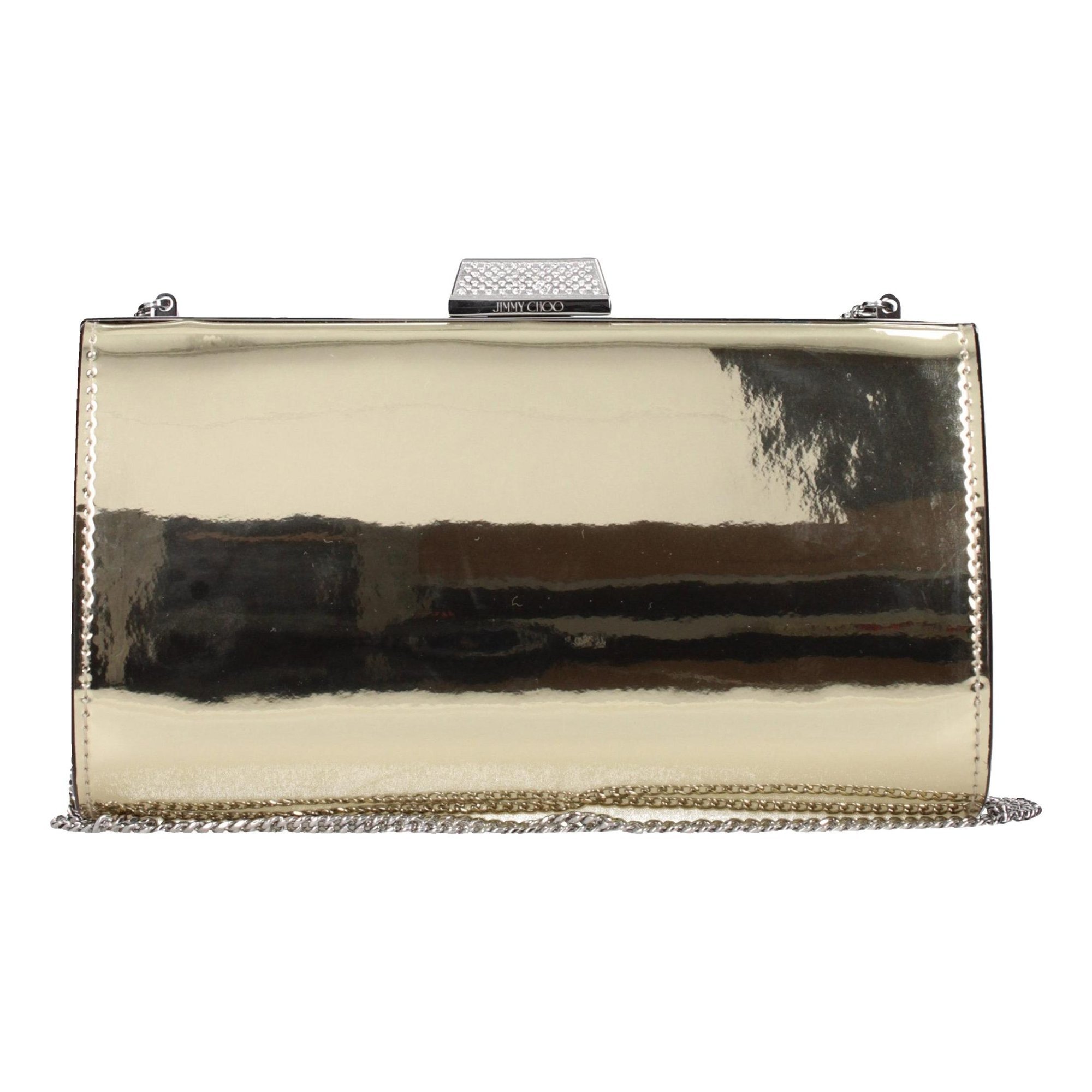Leather clutch bag