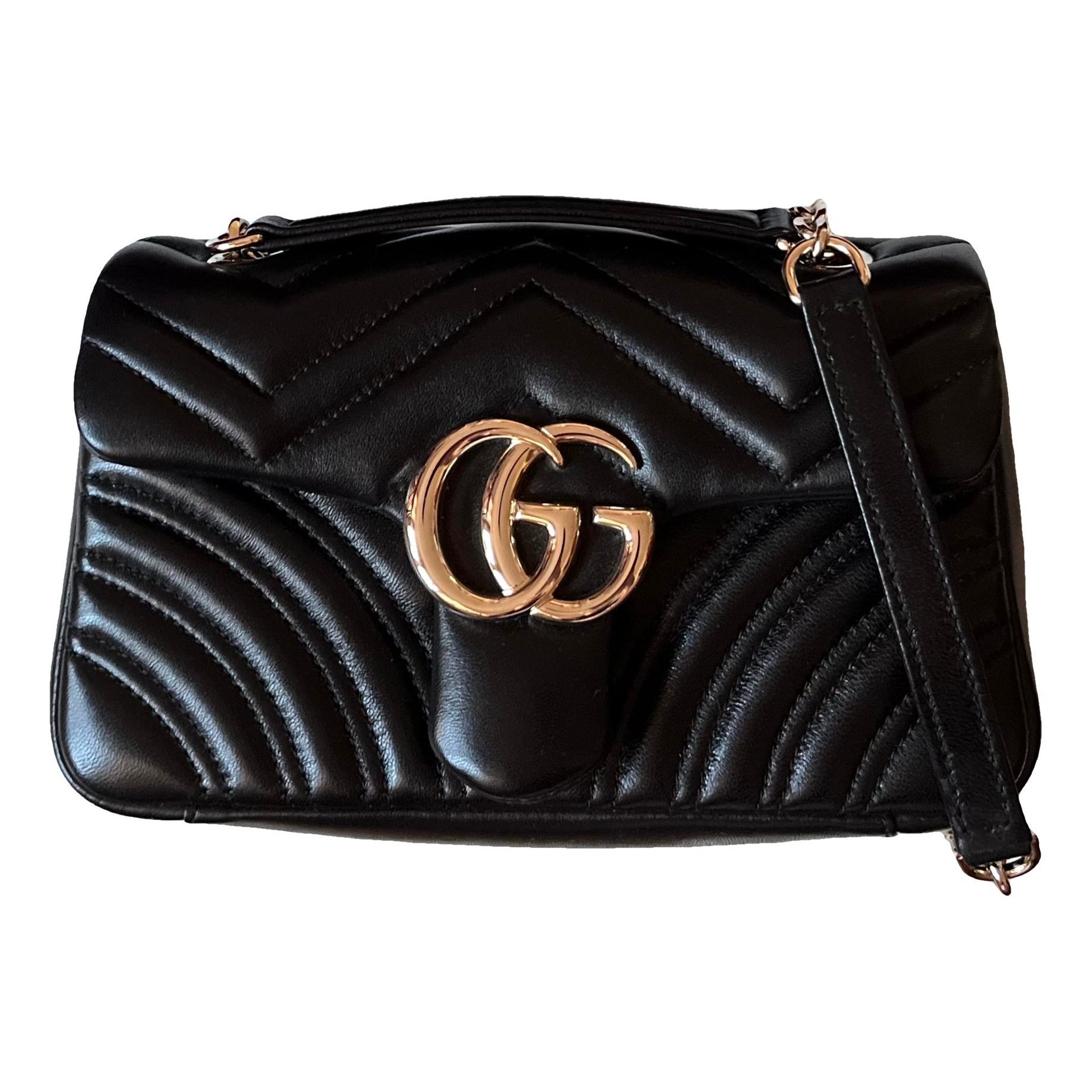 GG Marmont Flap leather crossbody bag