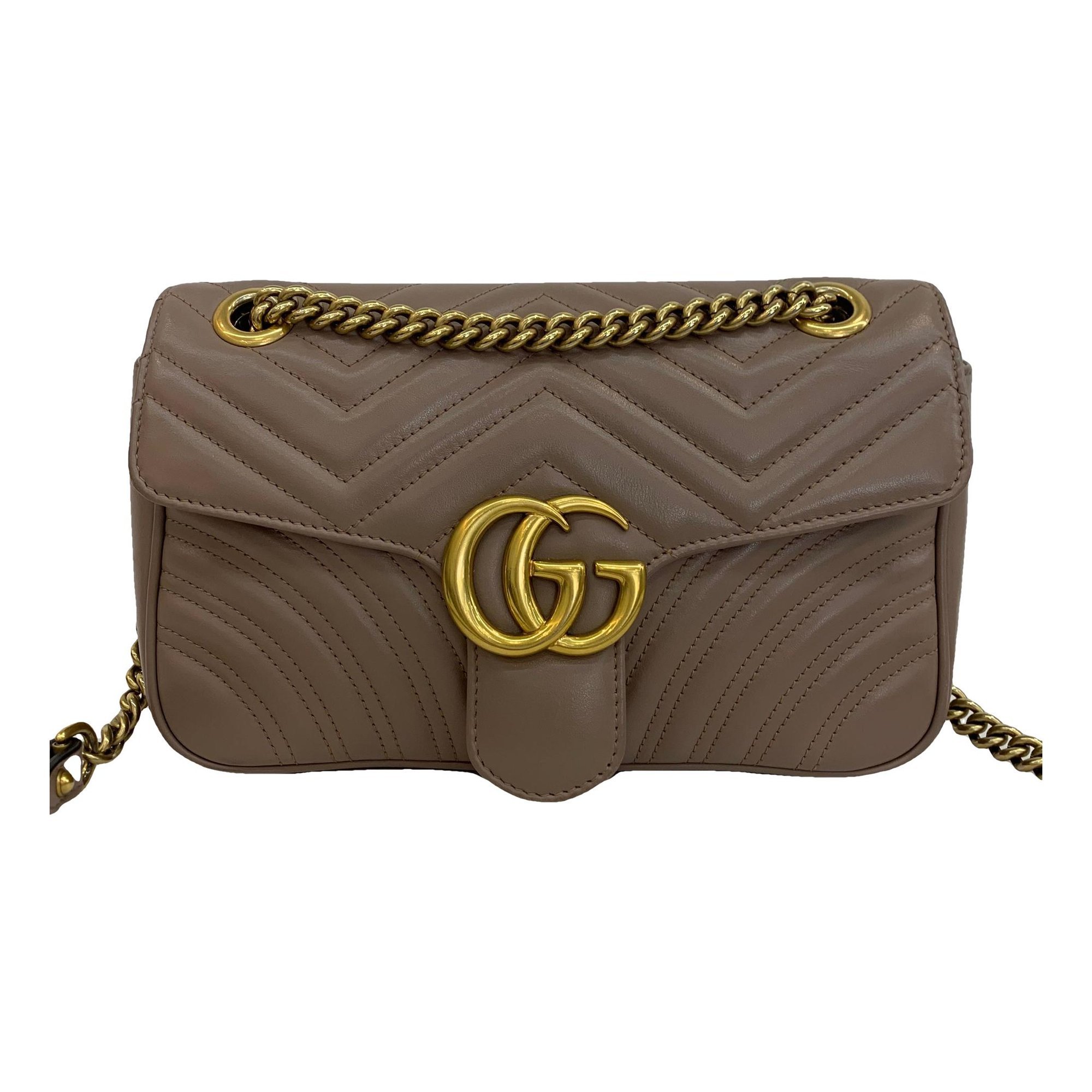 GG Marmont Flap leather handbag