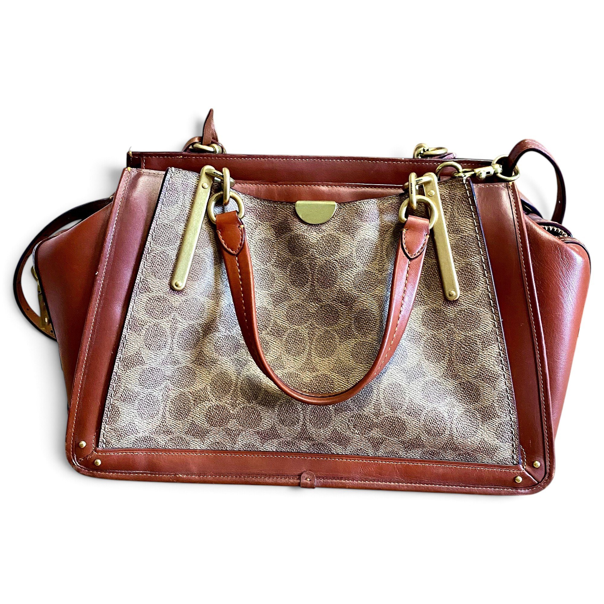 Leather handbag