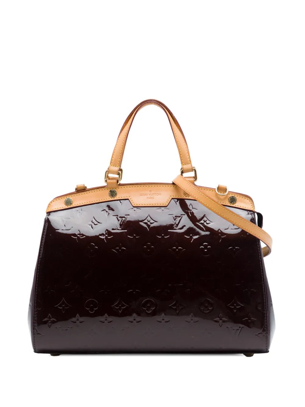 2014 Monogram Vernis Brea MM satchel