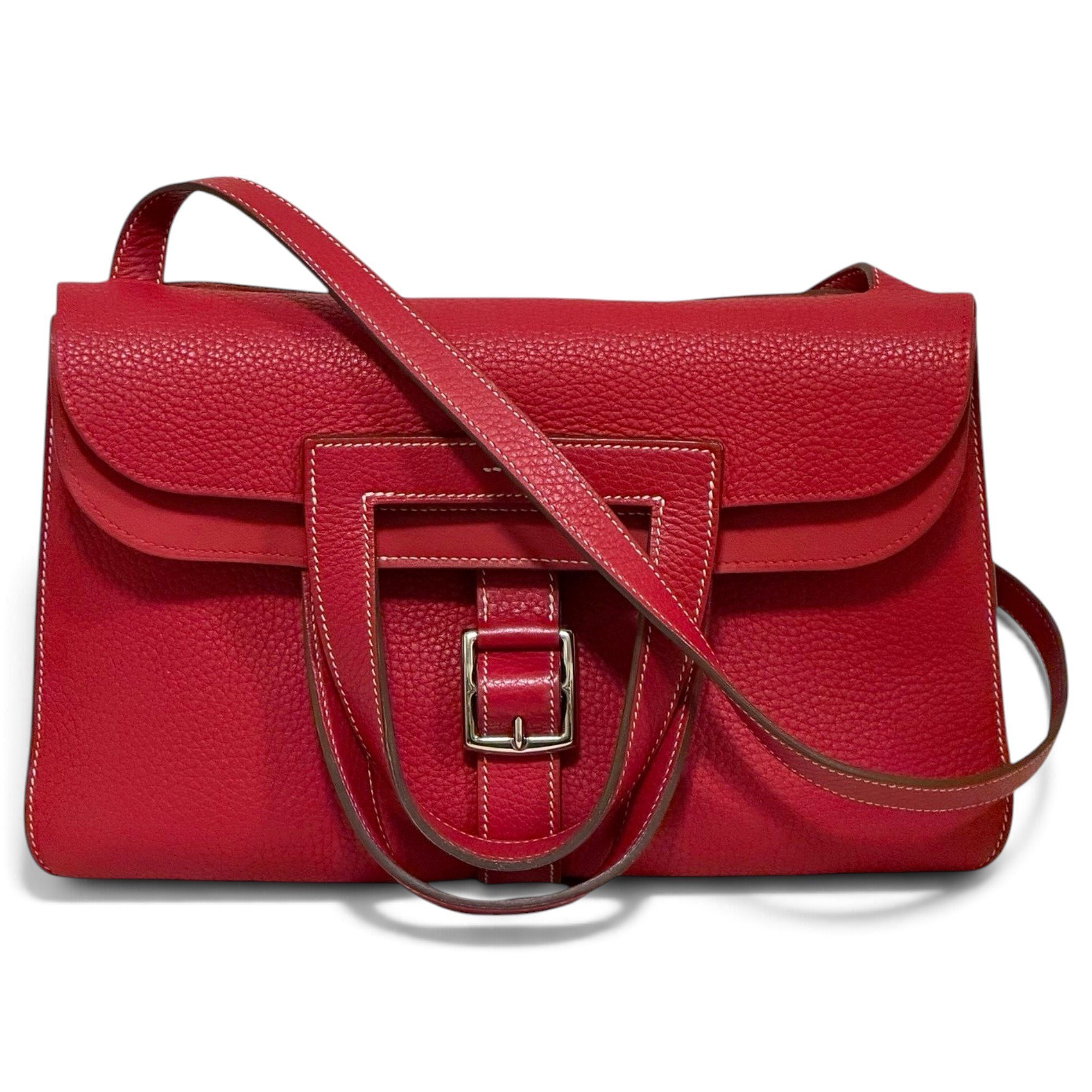 Halzan leather handbag