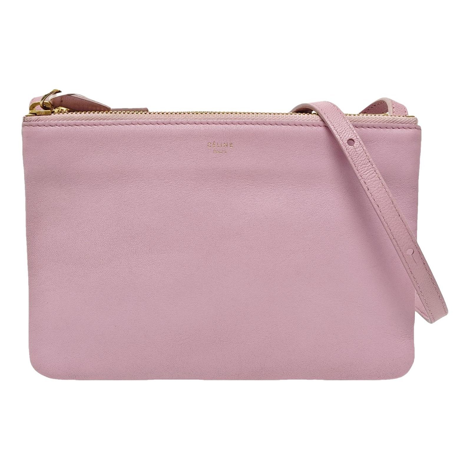 Trio leather crossbody bag