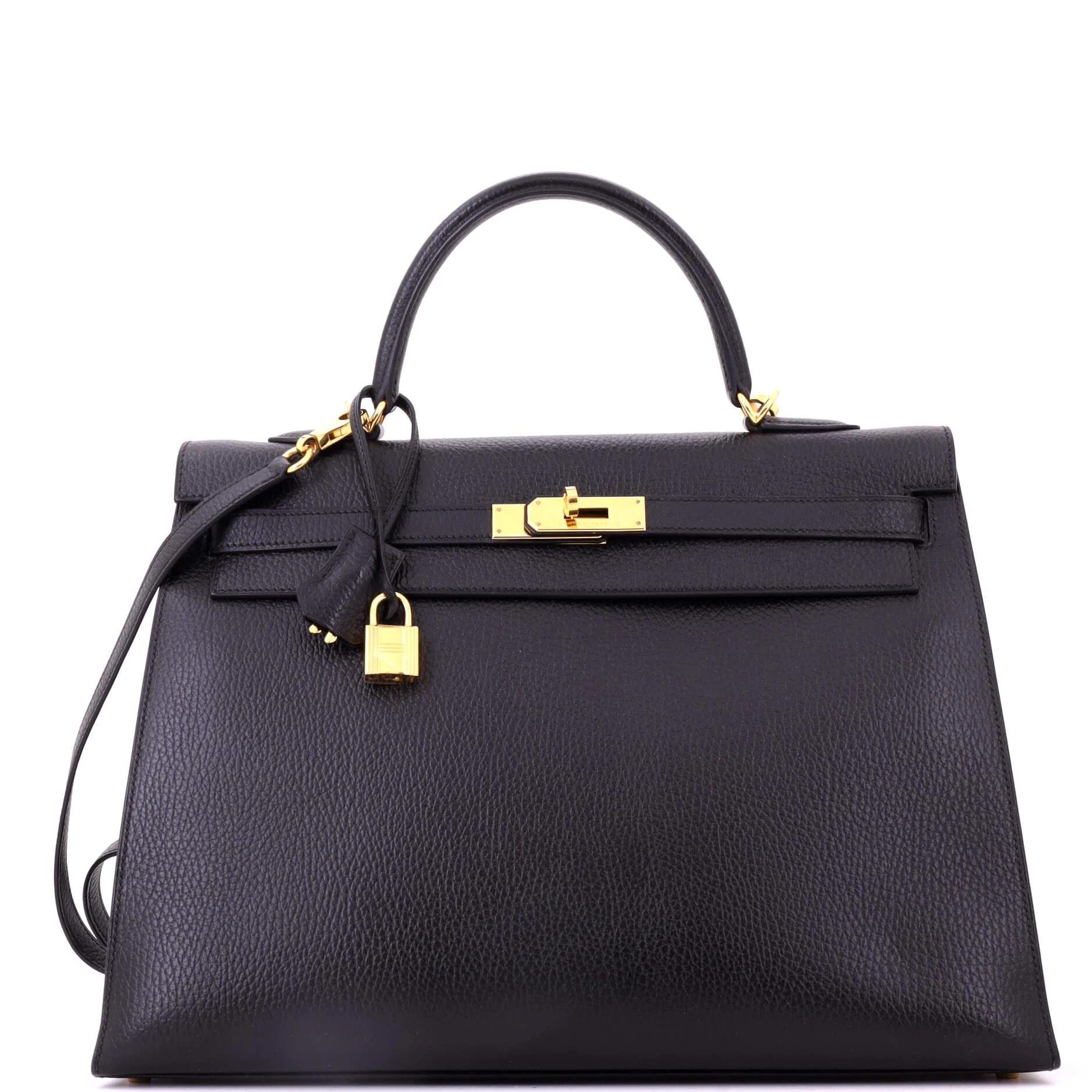 Kelly 35 leather handbag