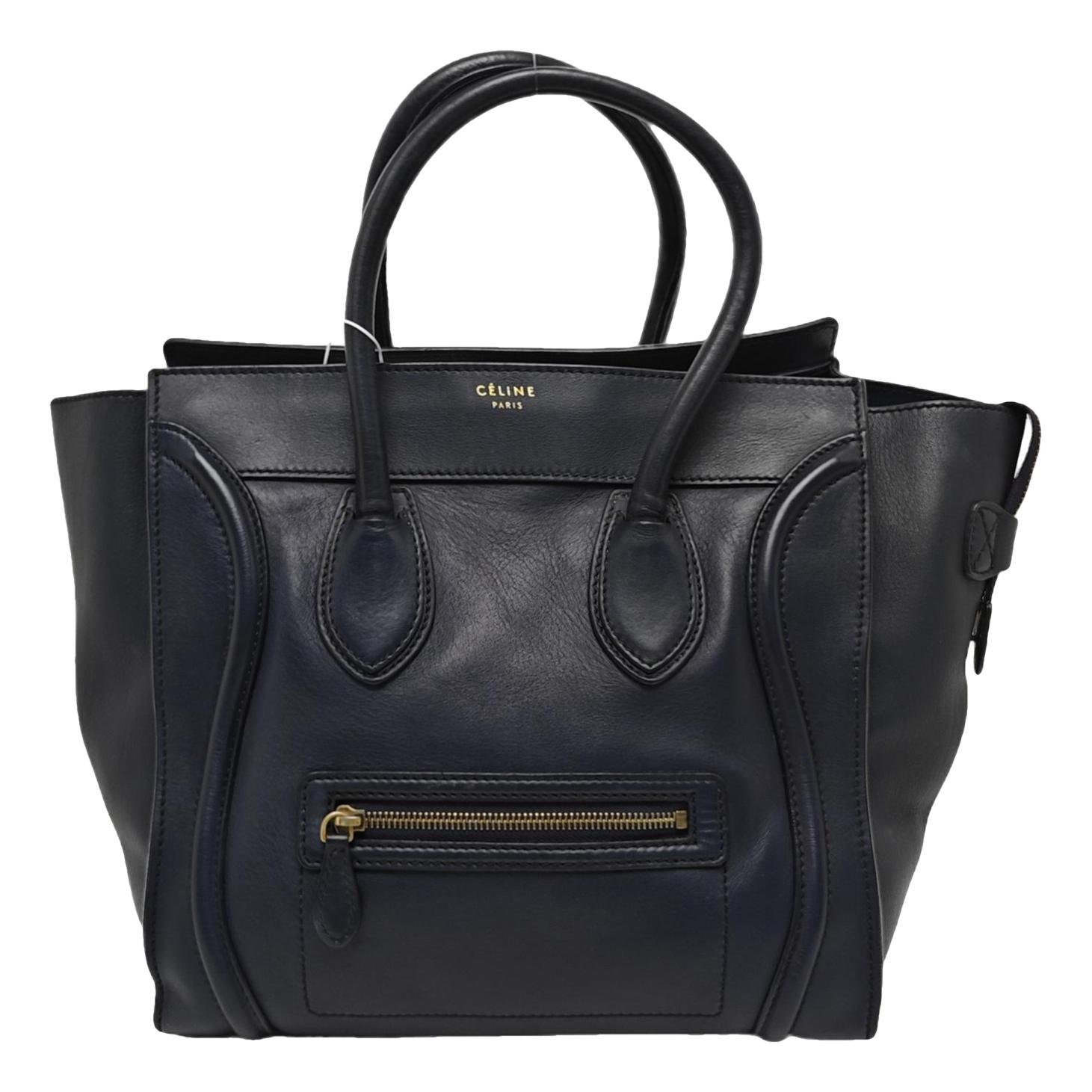 Luggage leather handbag
