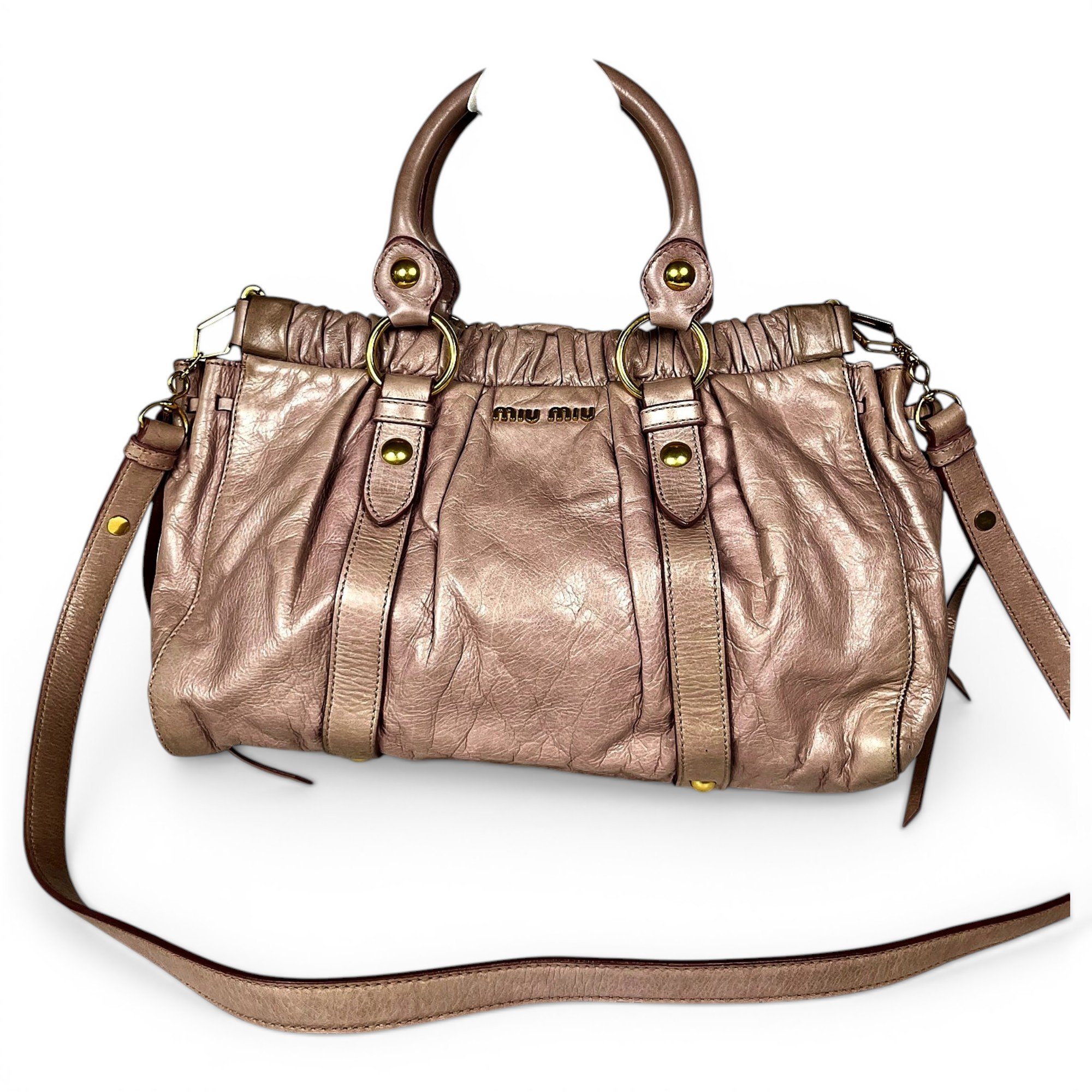 Vitello leather handbag