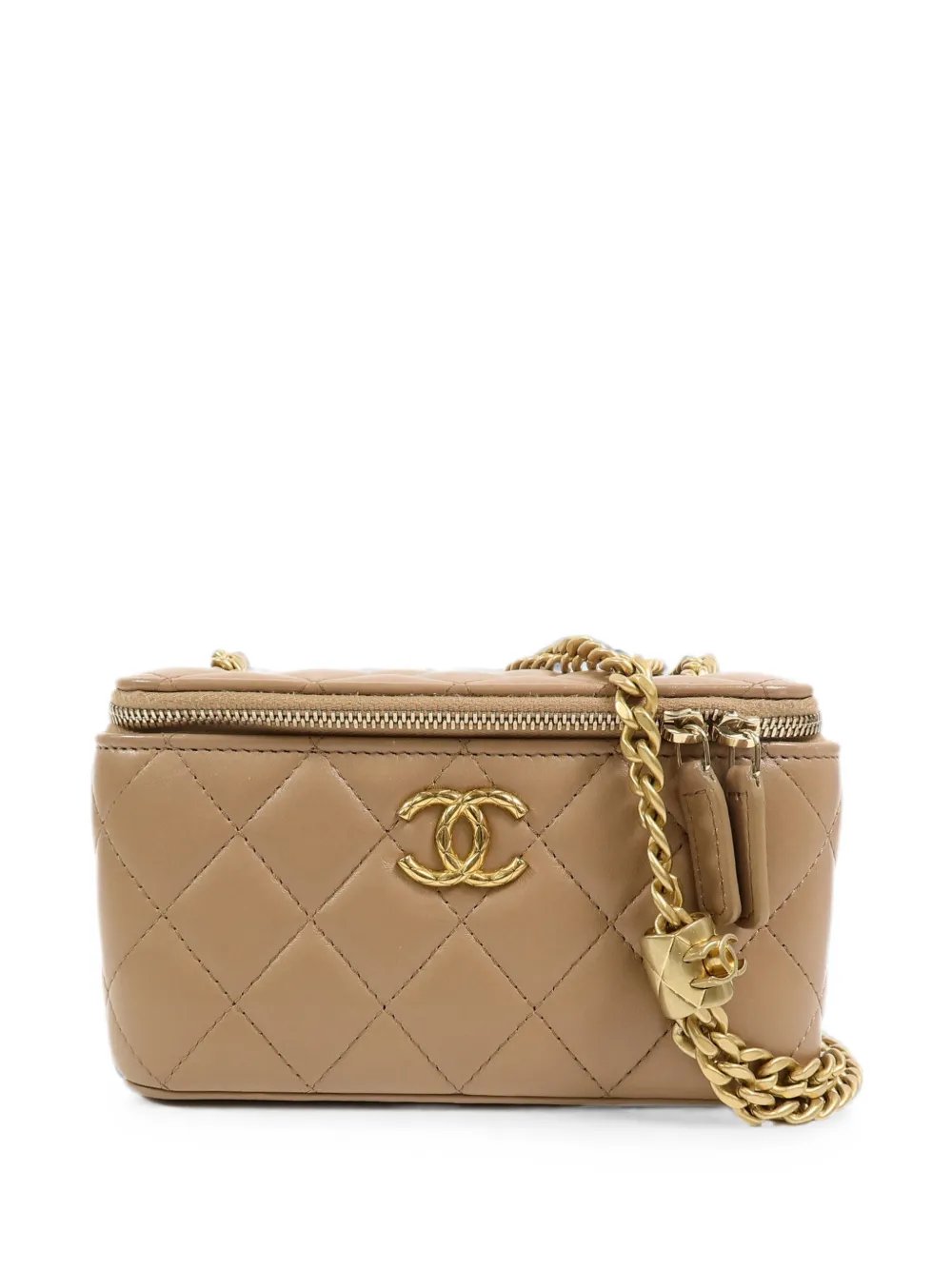 CC Vanity Case chain-strap lambskin shoulder bag