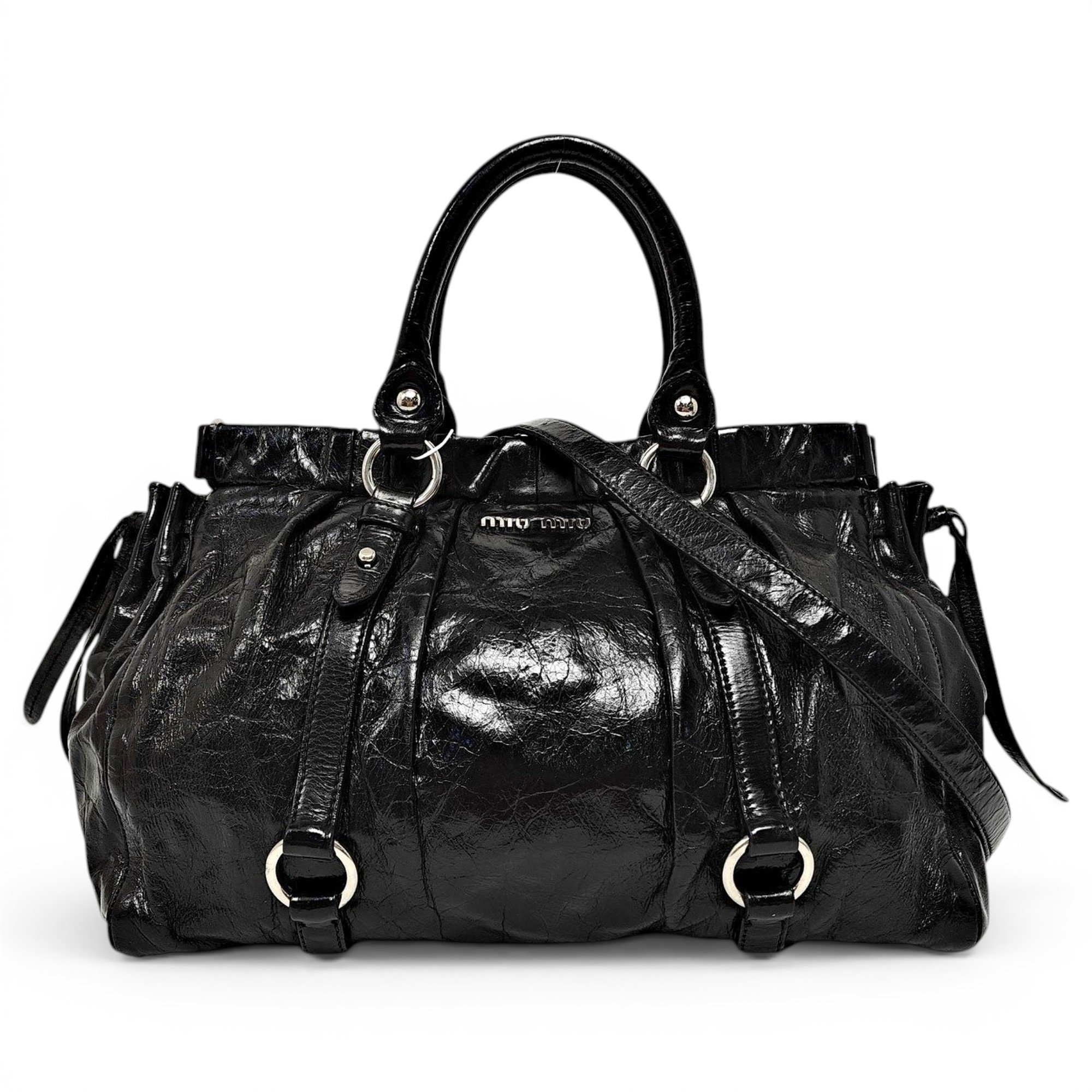 Leather handbag