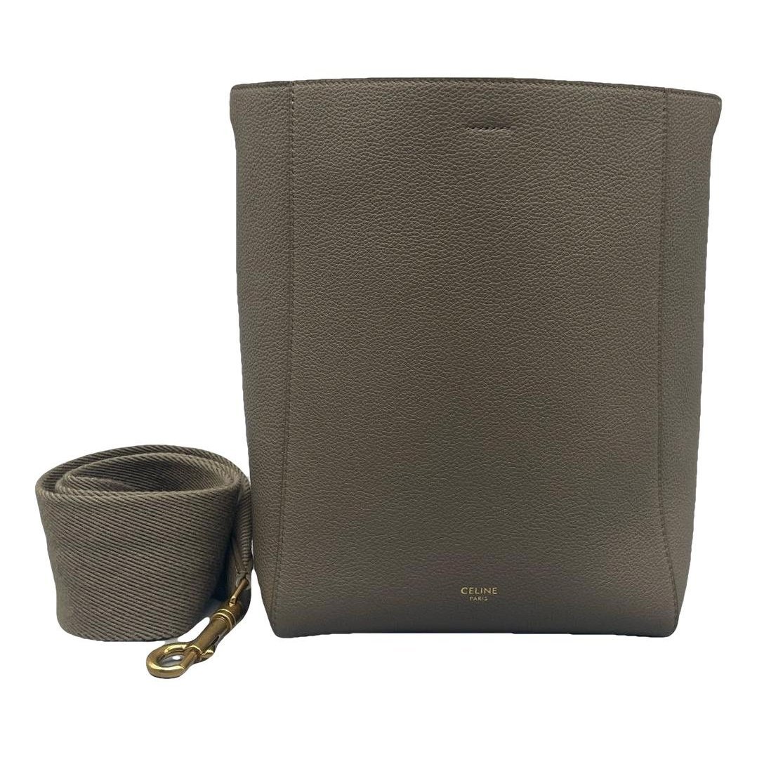 Seau Sangle leather handbag