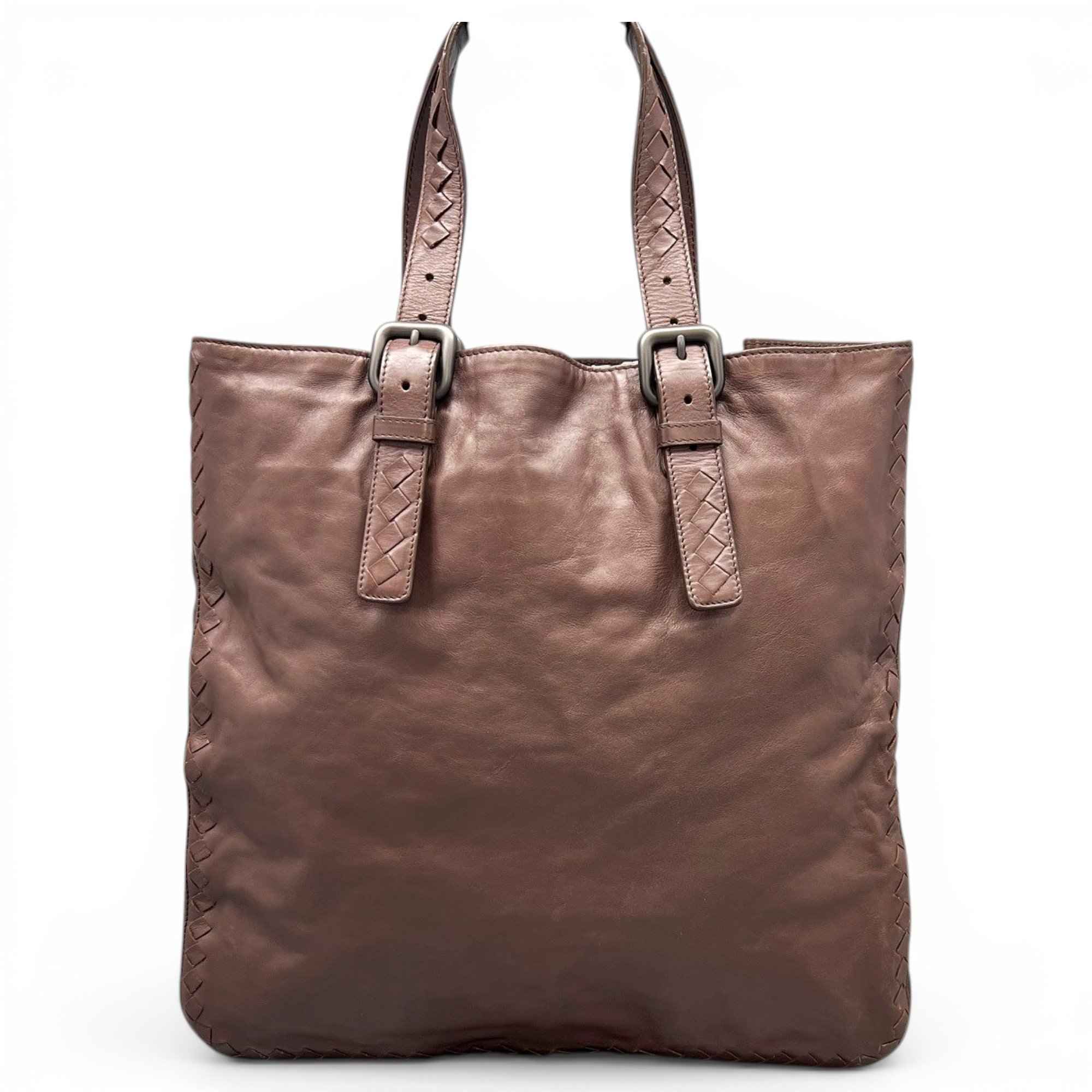 Leather tote