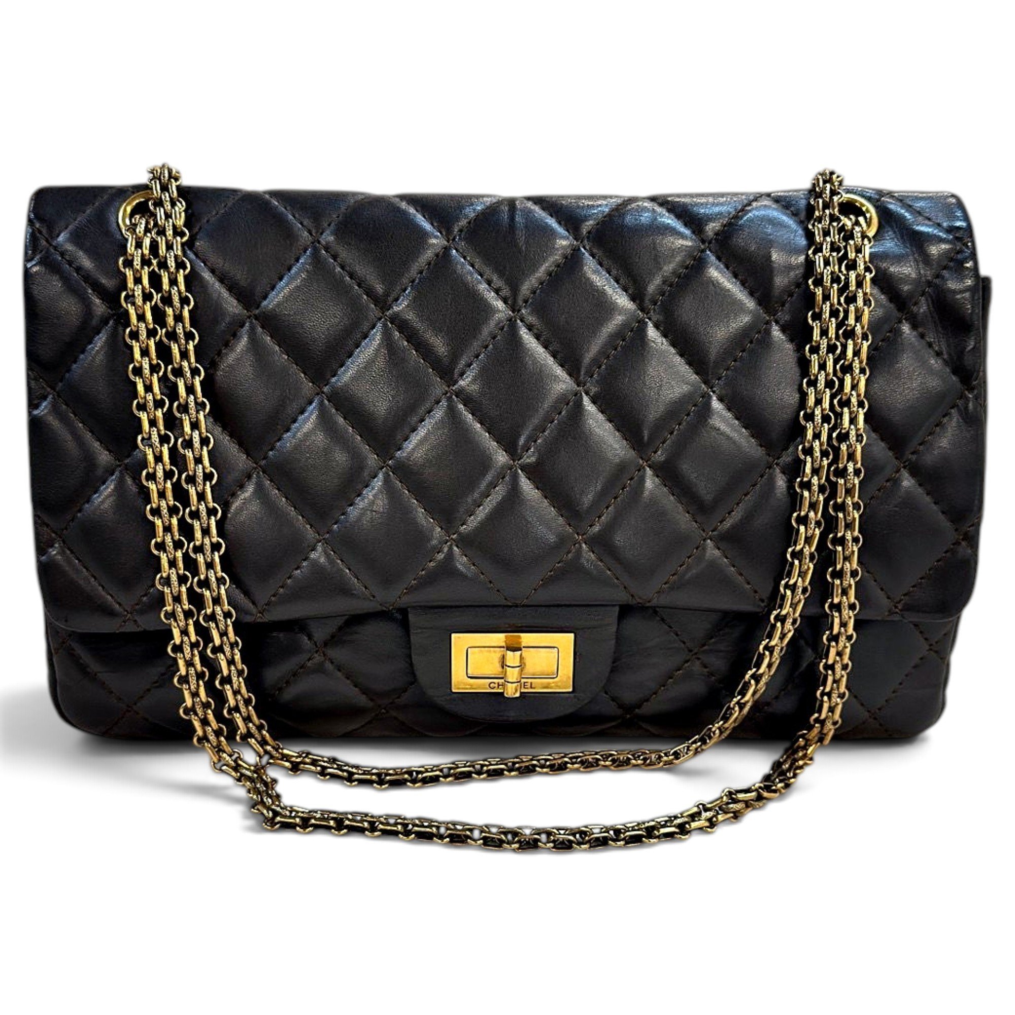 2.55 leather handbag