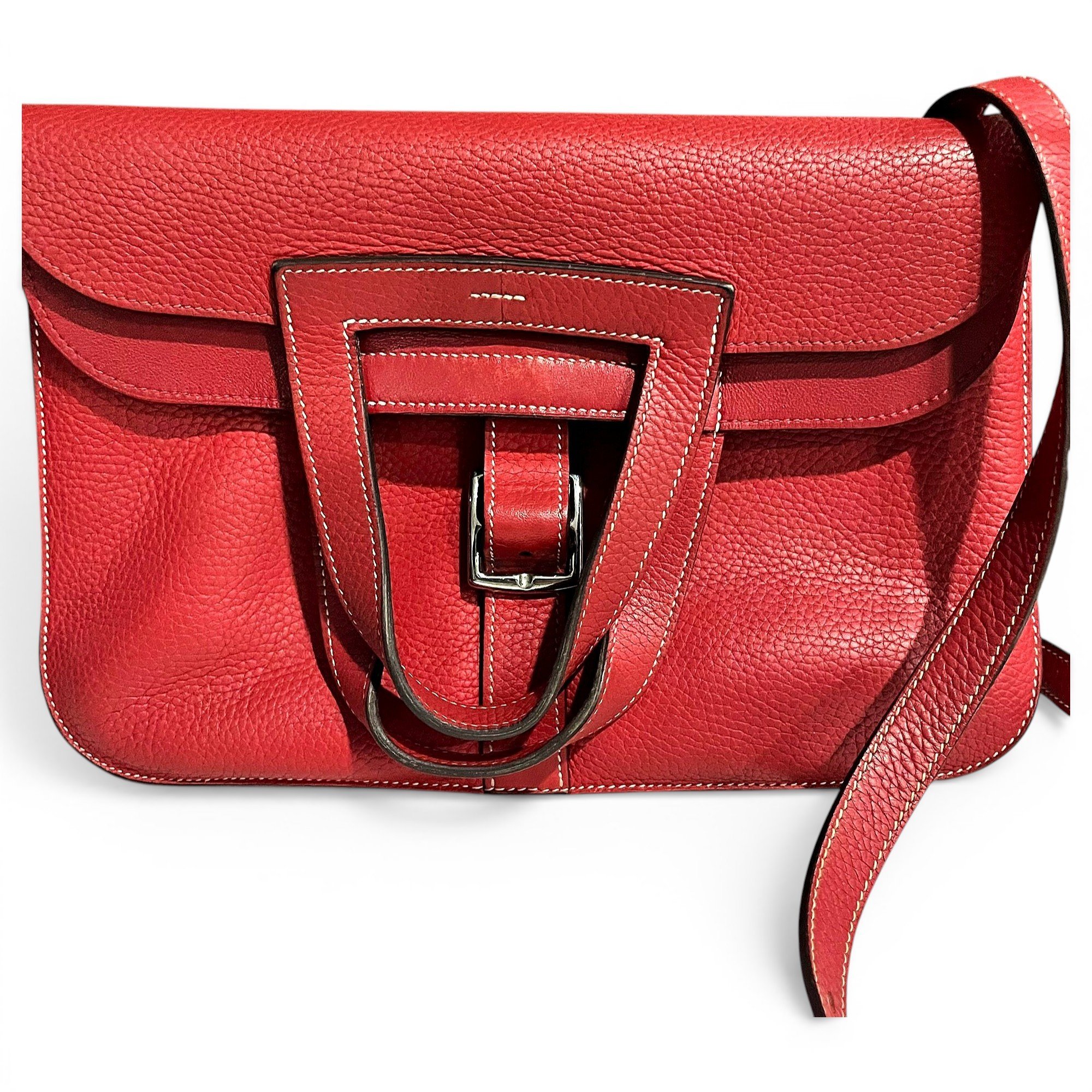 Halzan leather handbag