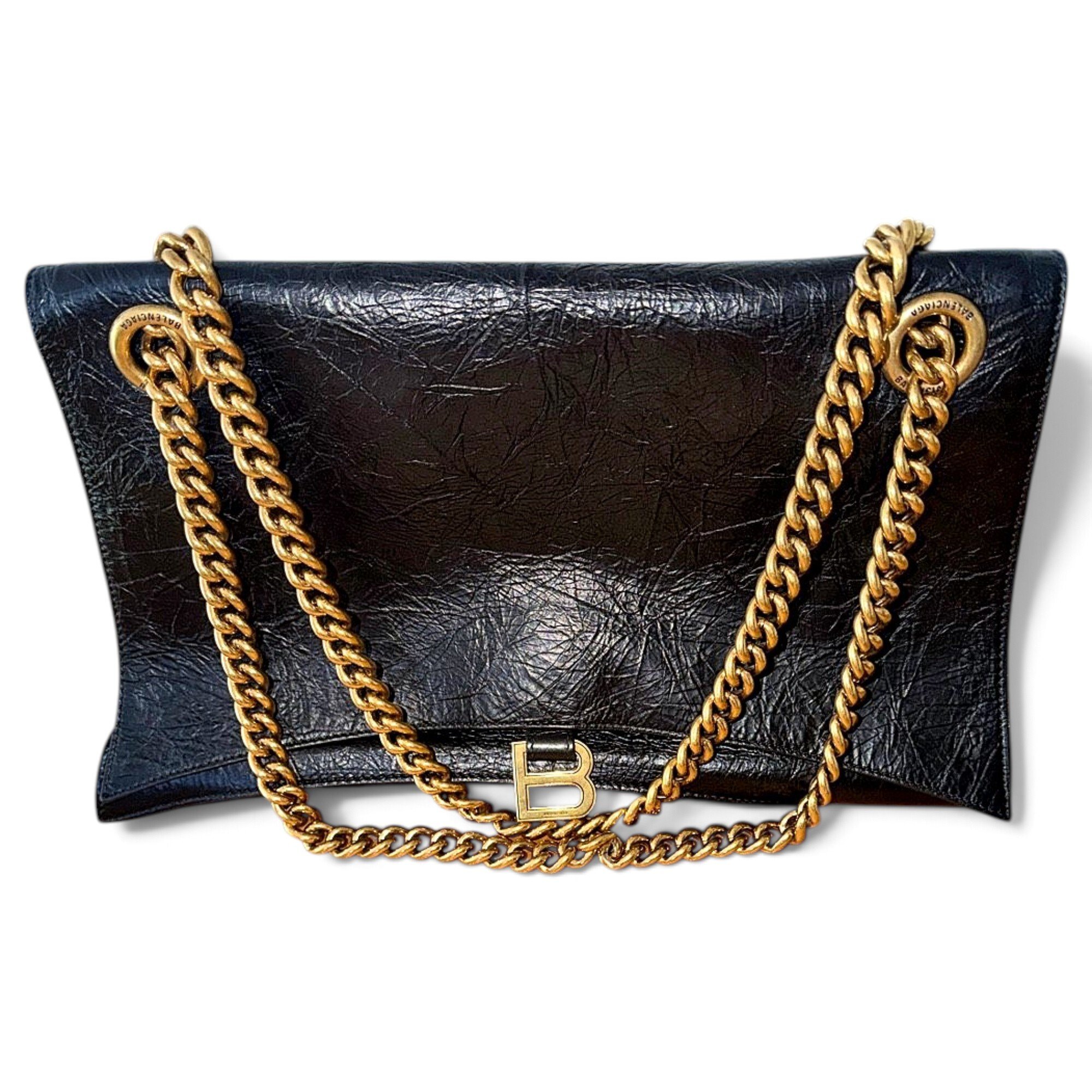 Balenciaga Crush leather handbag