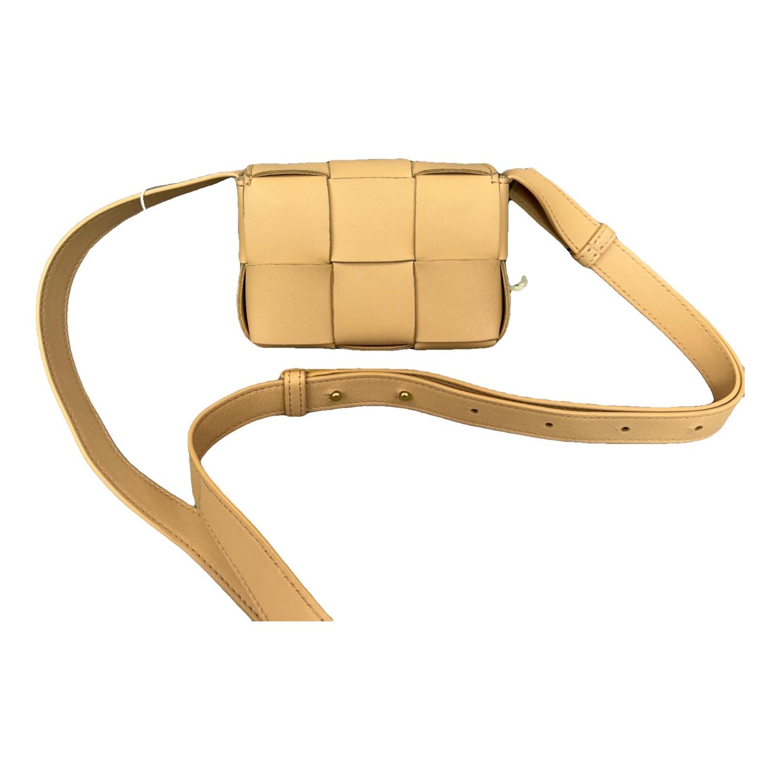 Cassette leather crossbody bag