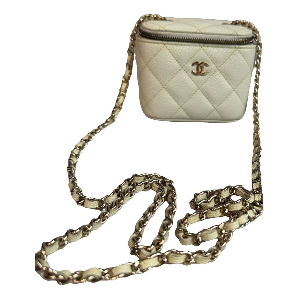 Trendy CC Vanity leather handbag