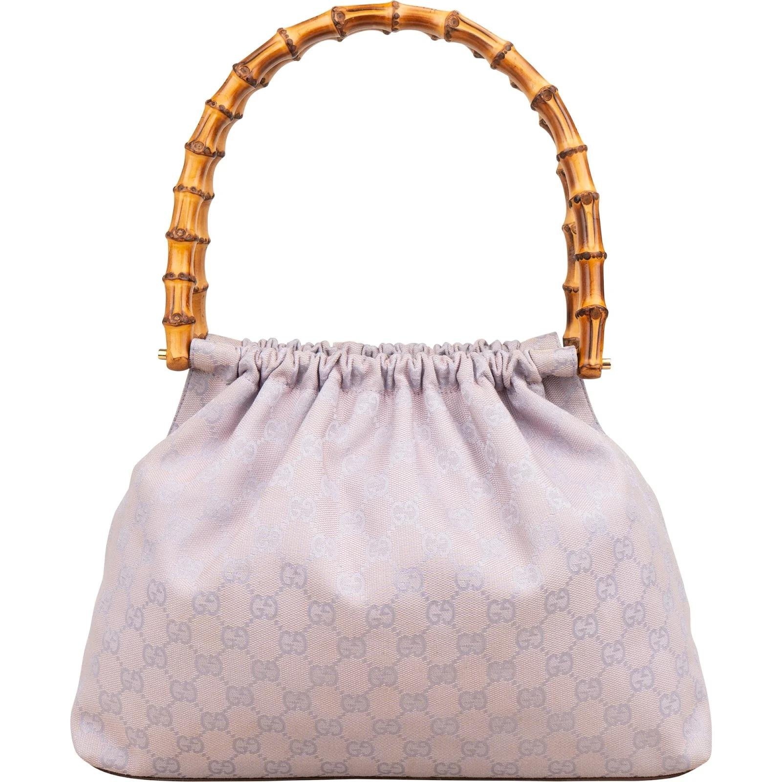Bamboo Top Handle cloth handbag