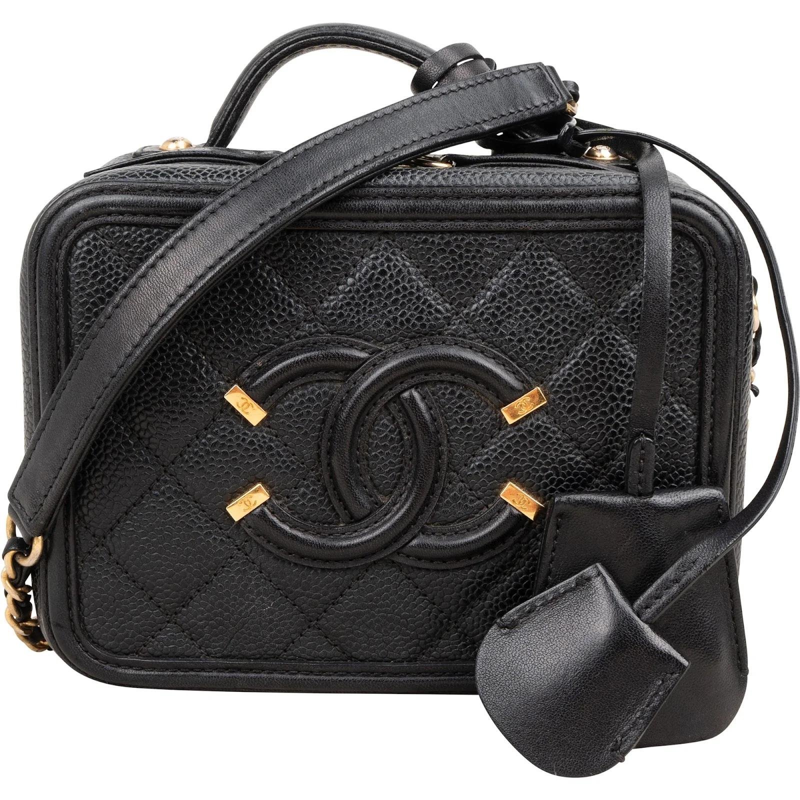 Vanity leather crossbody bag