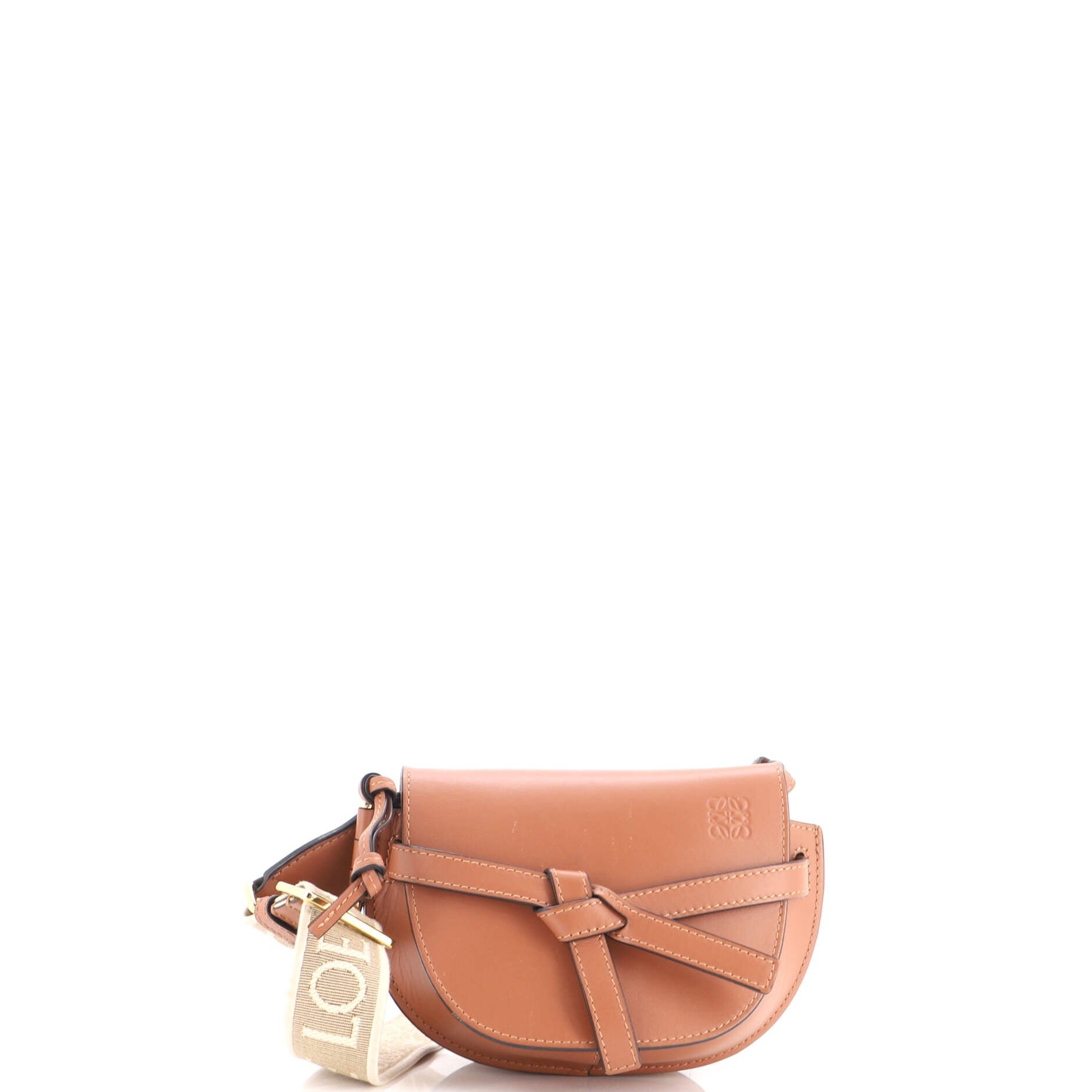 Gate Dual Shoulder Bag Leather Mini