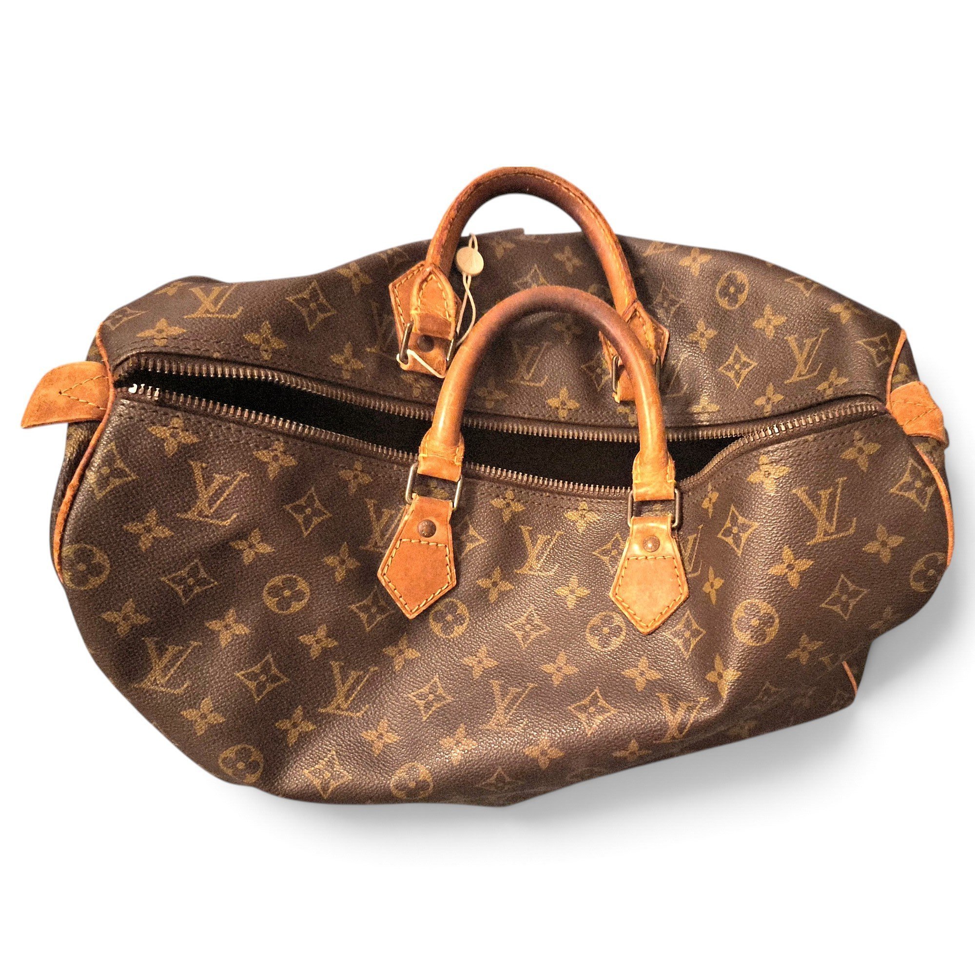 Speedy leather handbag
