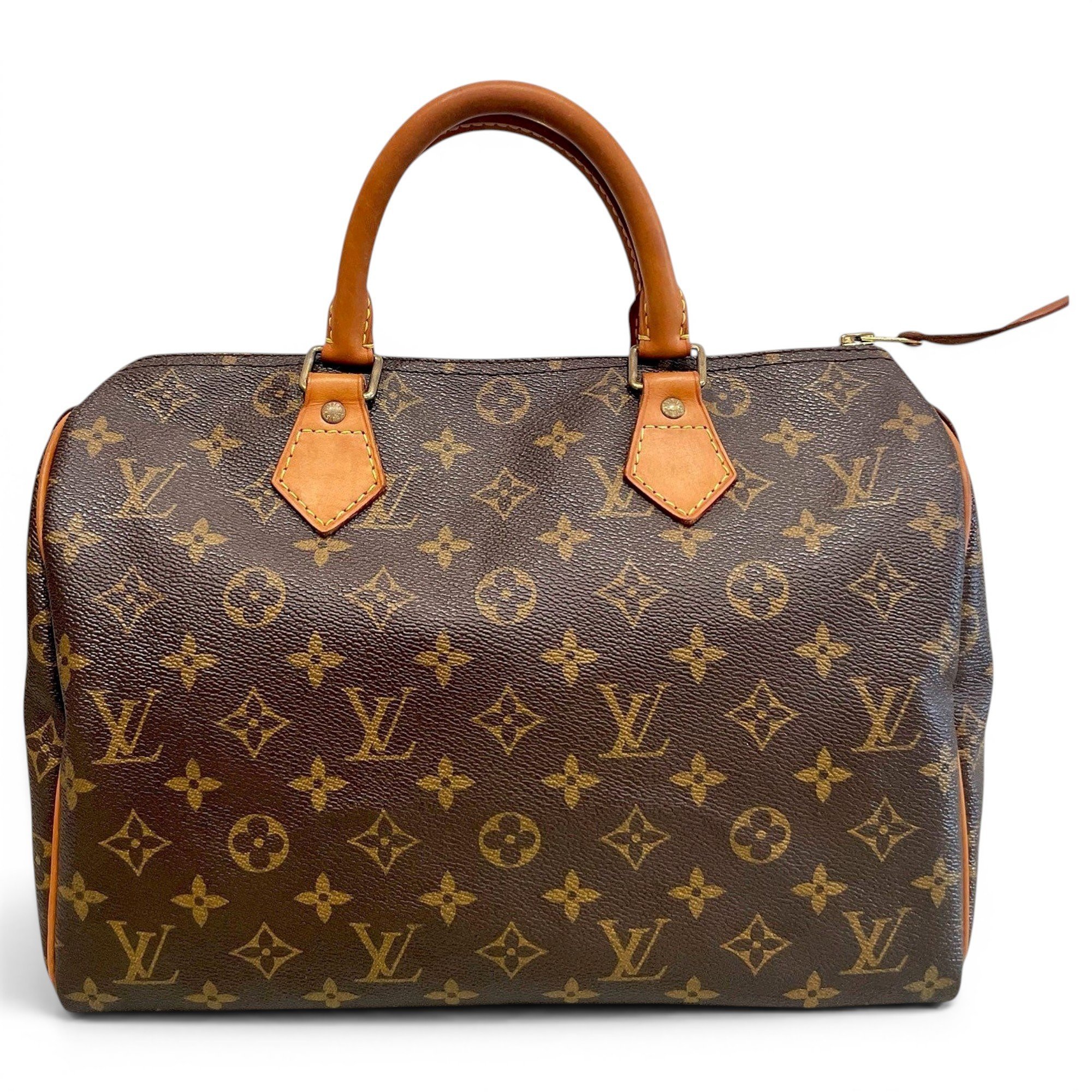 Speedy leather handbag