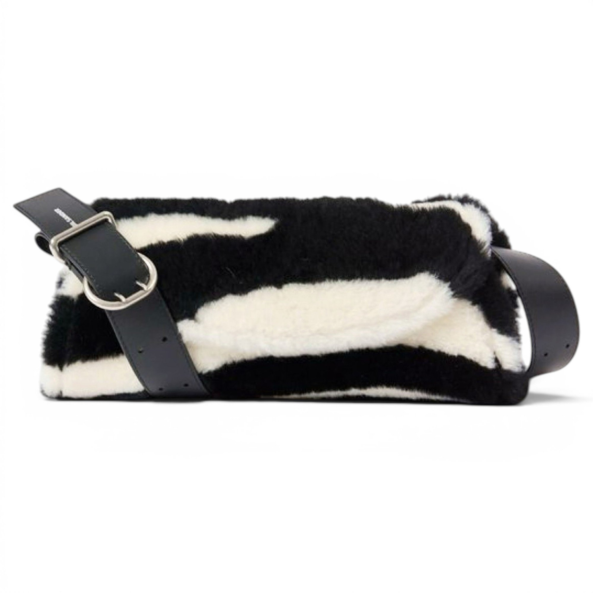 Faux fur crossbody bag