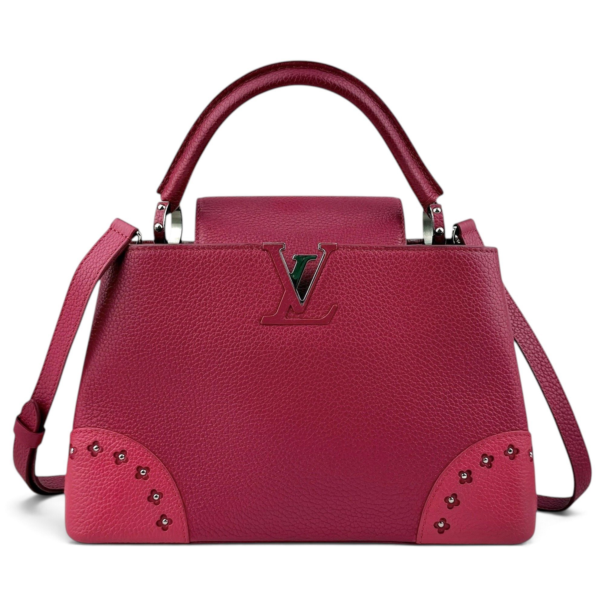 Capucines leather handbag