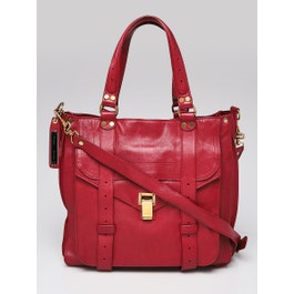Proenza Schouler Proenza Schouler Red Leather PS1 Tote Bag