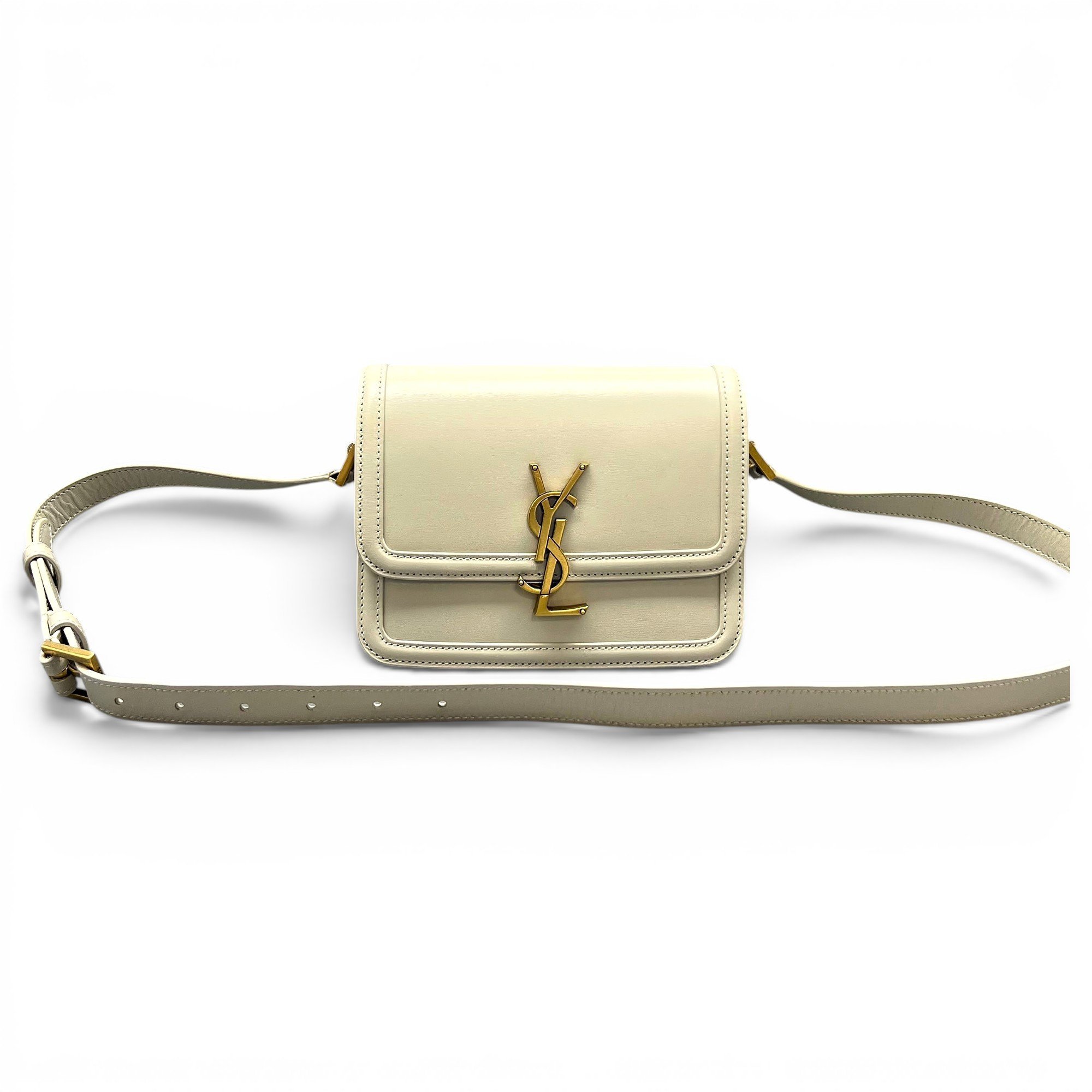 Solférino leather handbag