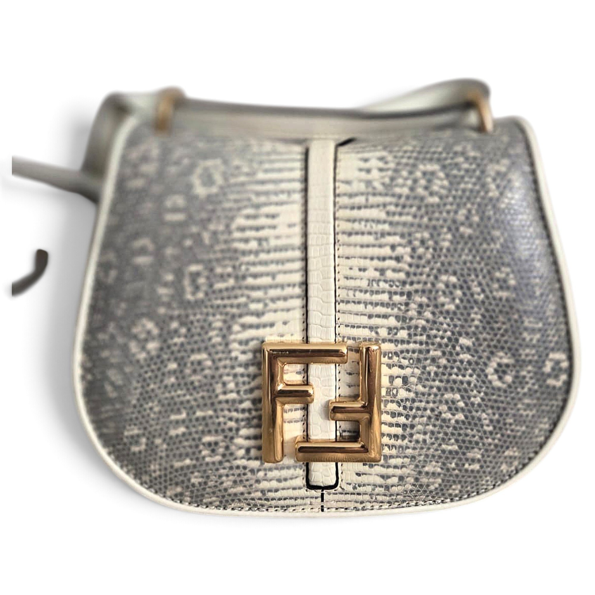 Croissant leather handbag