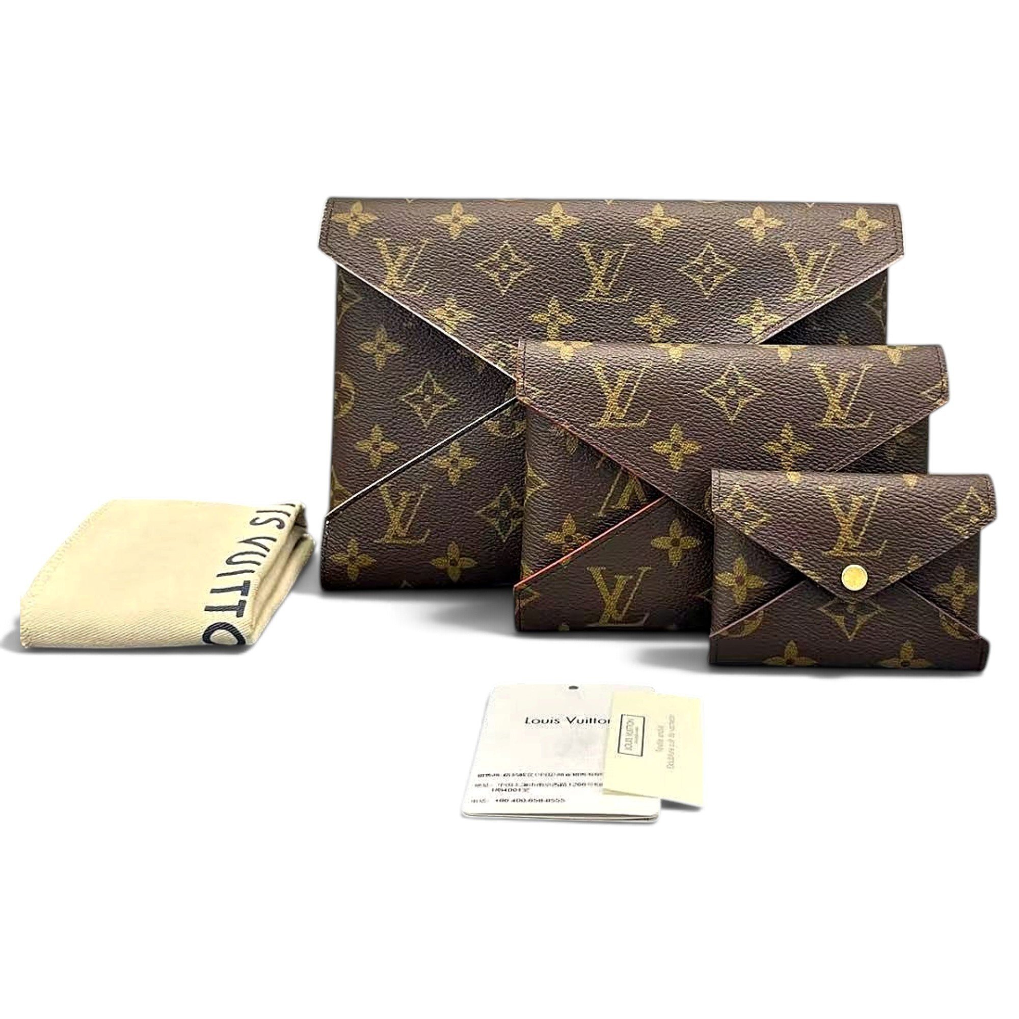 Kirigami leather clutch bag