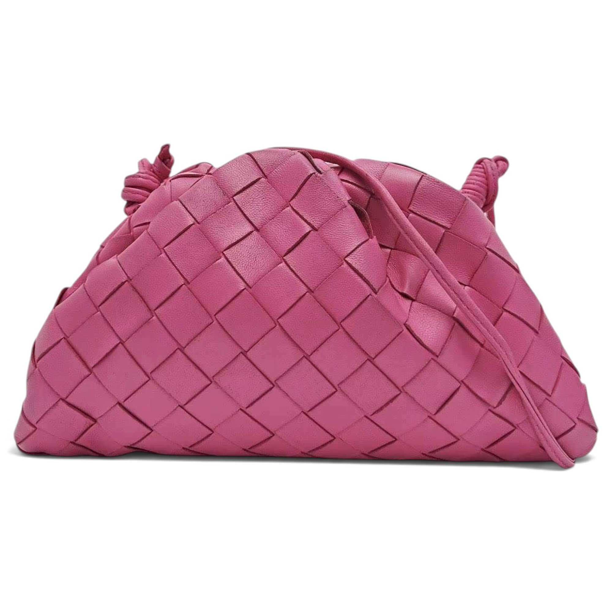Pouch leather handbag