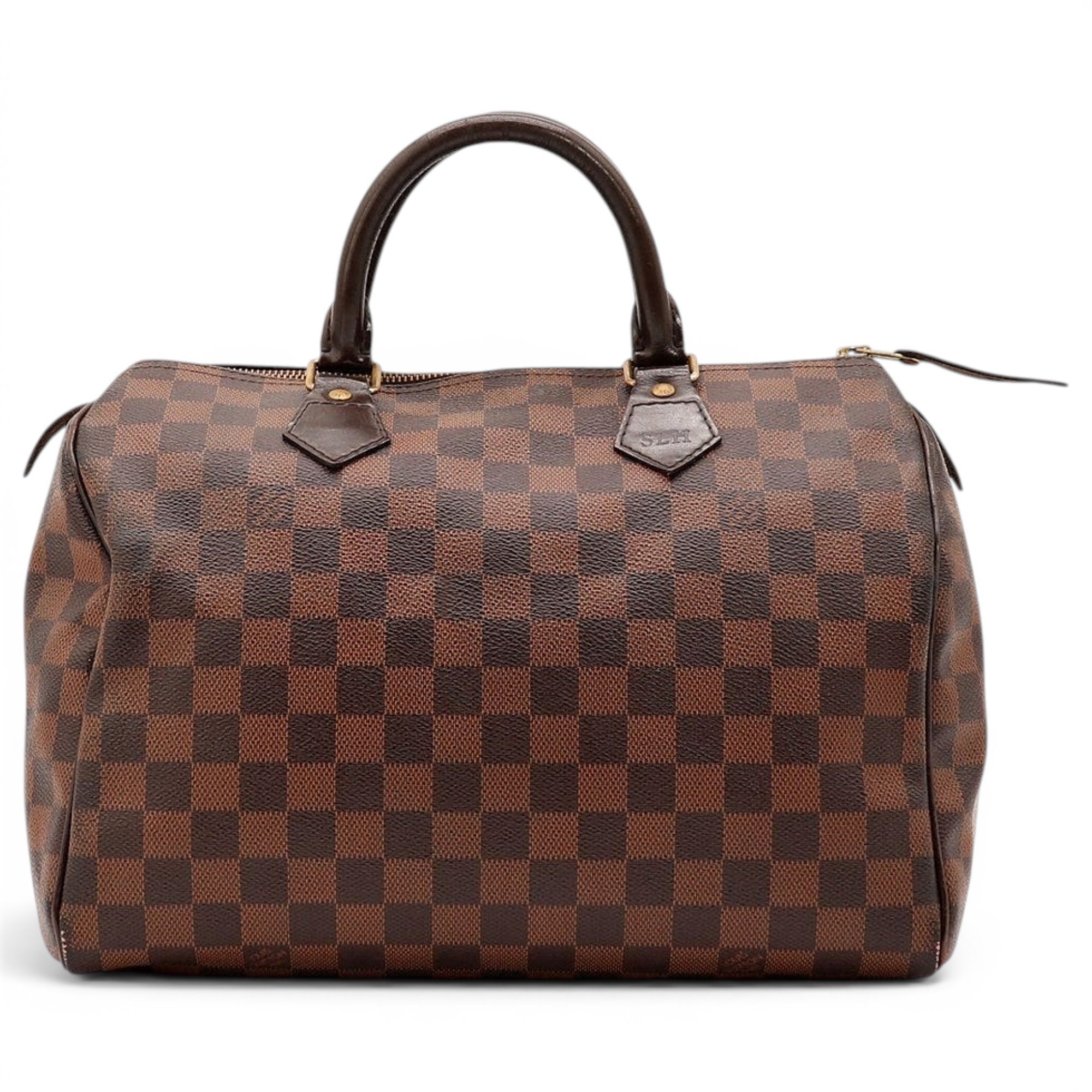 Speedy leather handbag