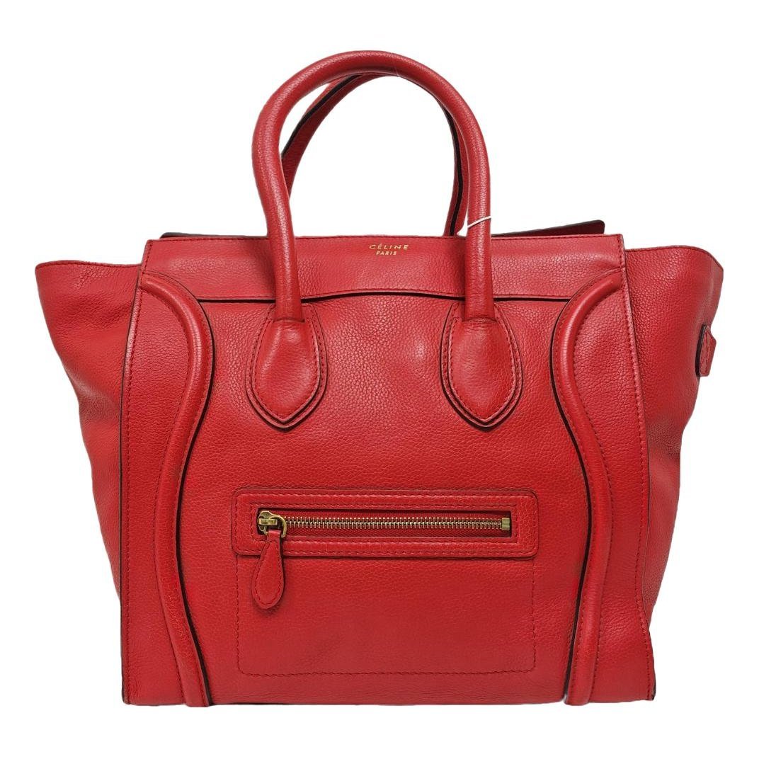 Luggage leather handbag