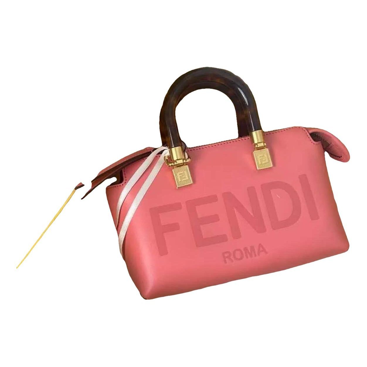 Leather bowling bag