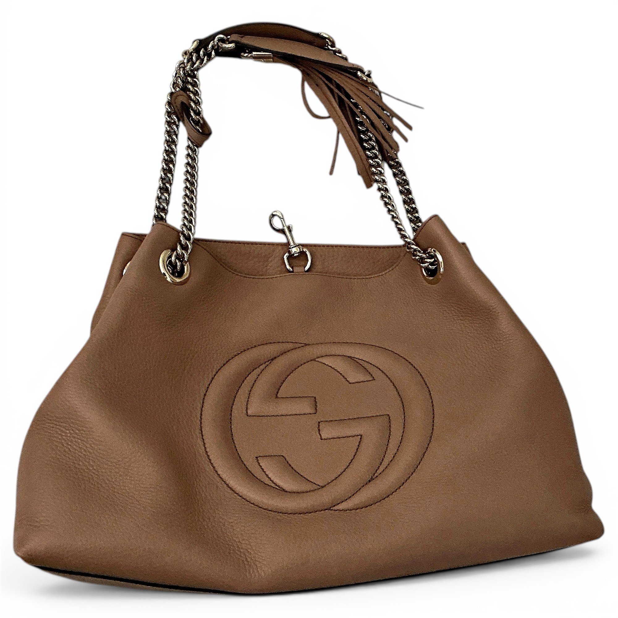 Leather tote