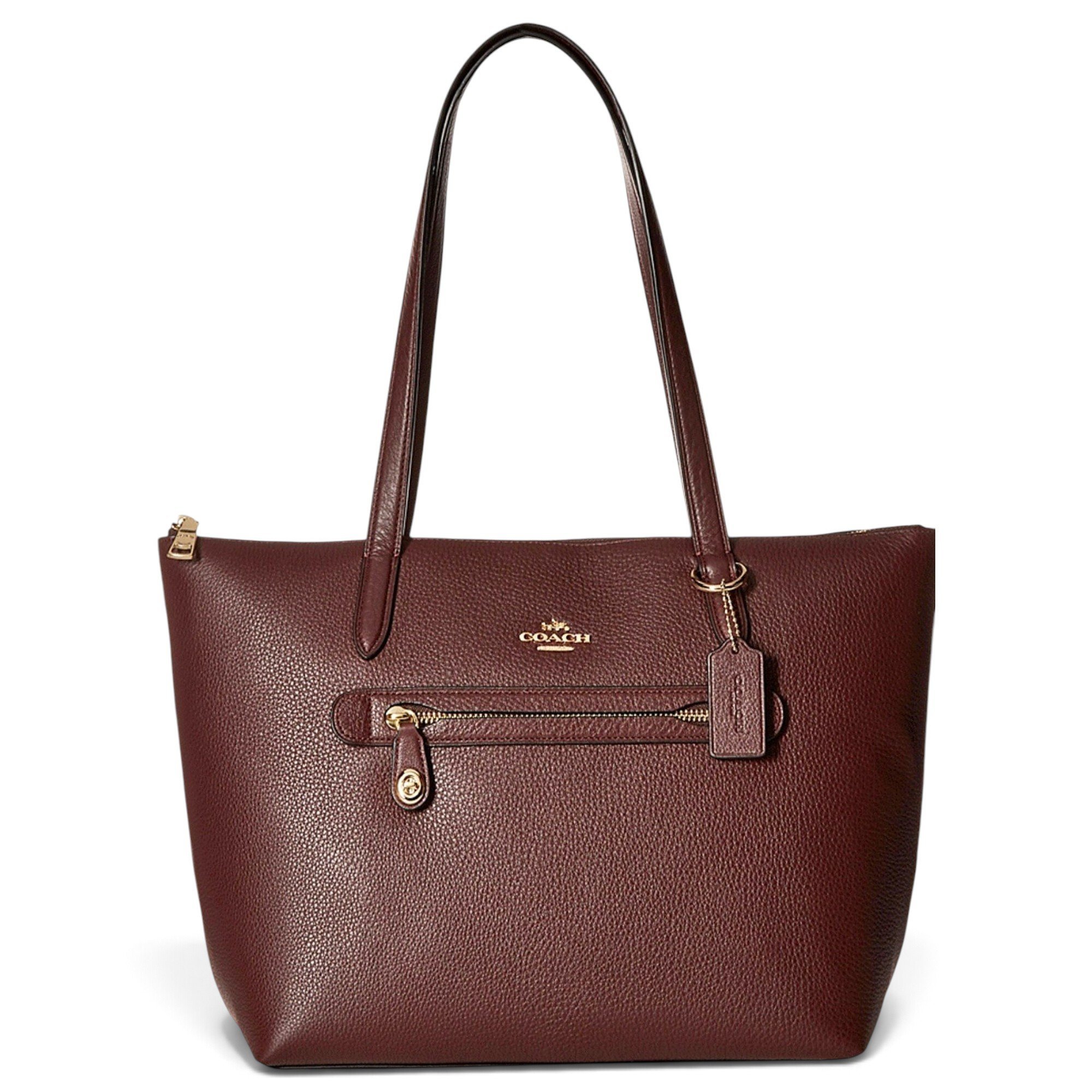 Leather tote