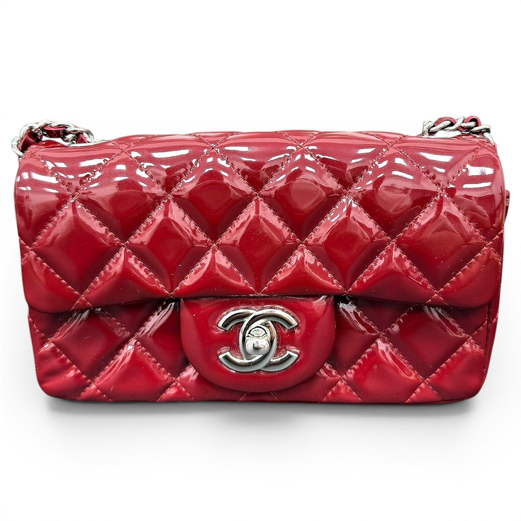 Timeless/Classique patent leather handbag
