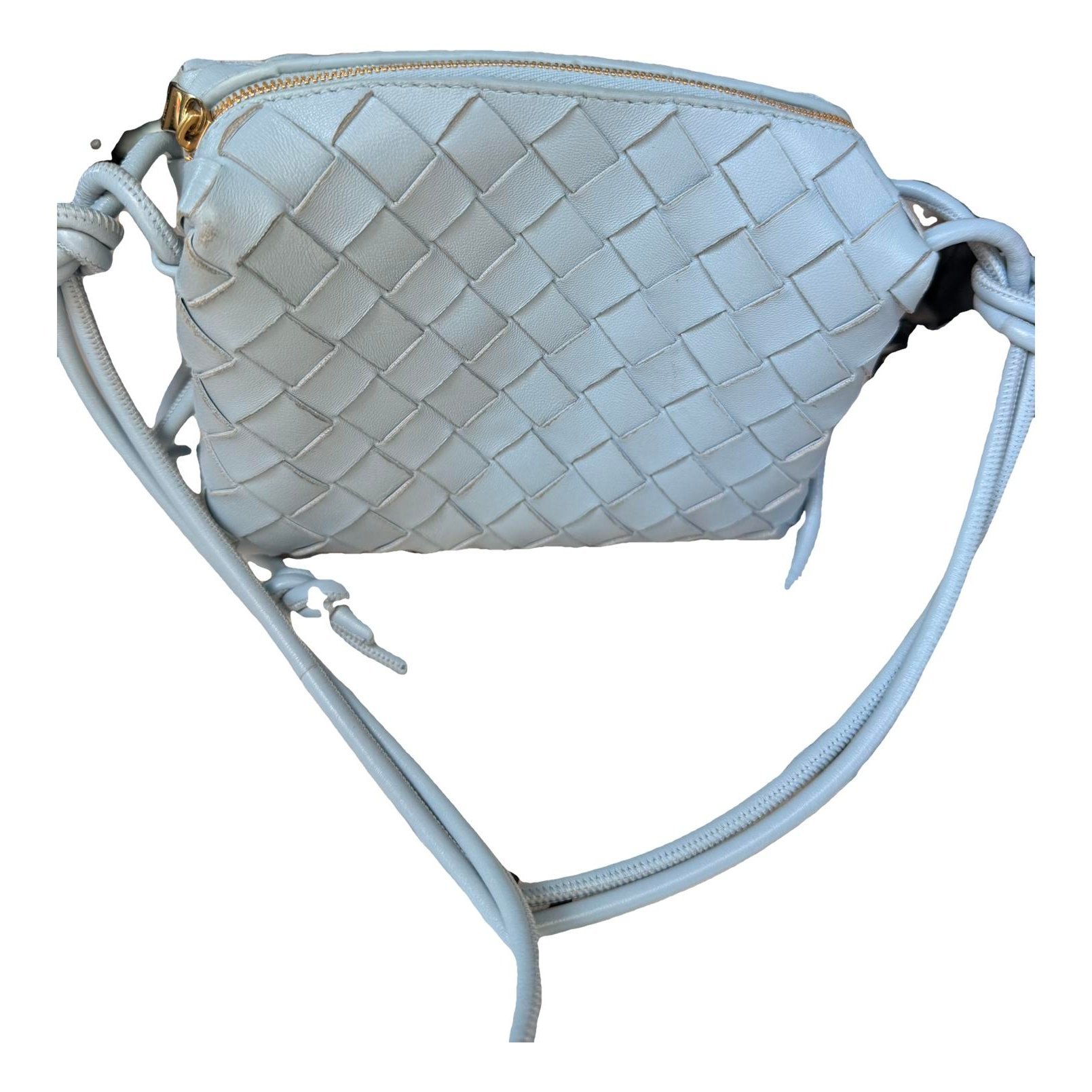 Loop leather handbag