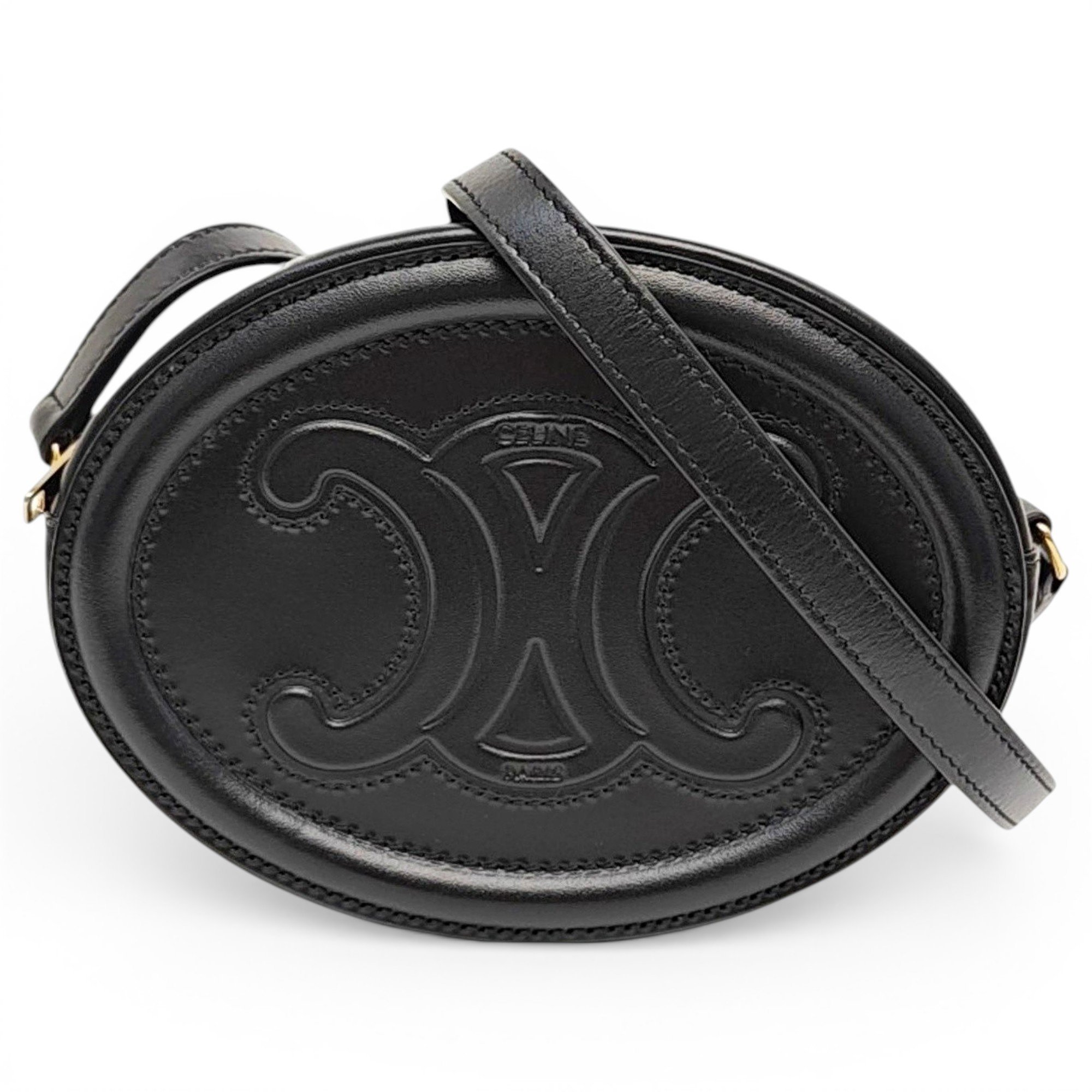 Celine Triomphe leather handbag