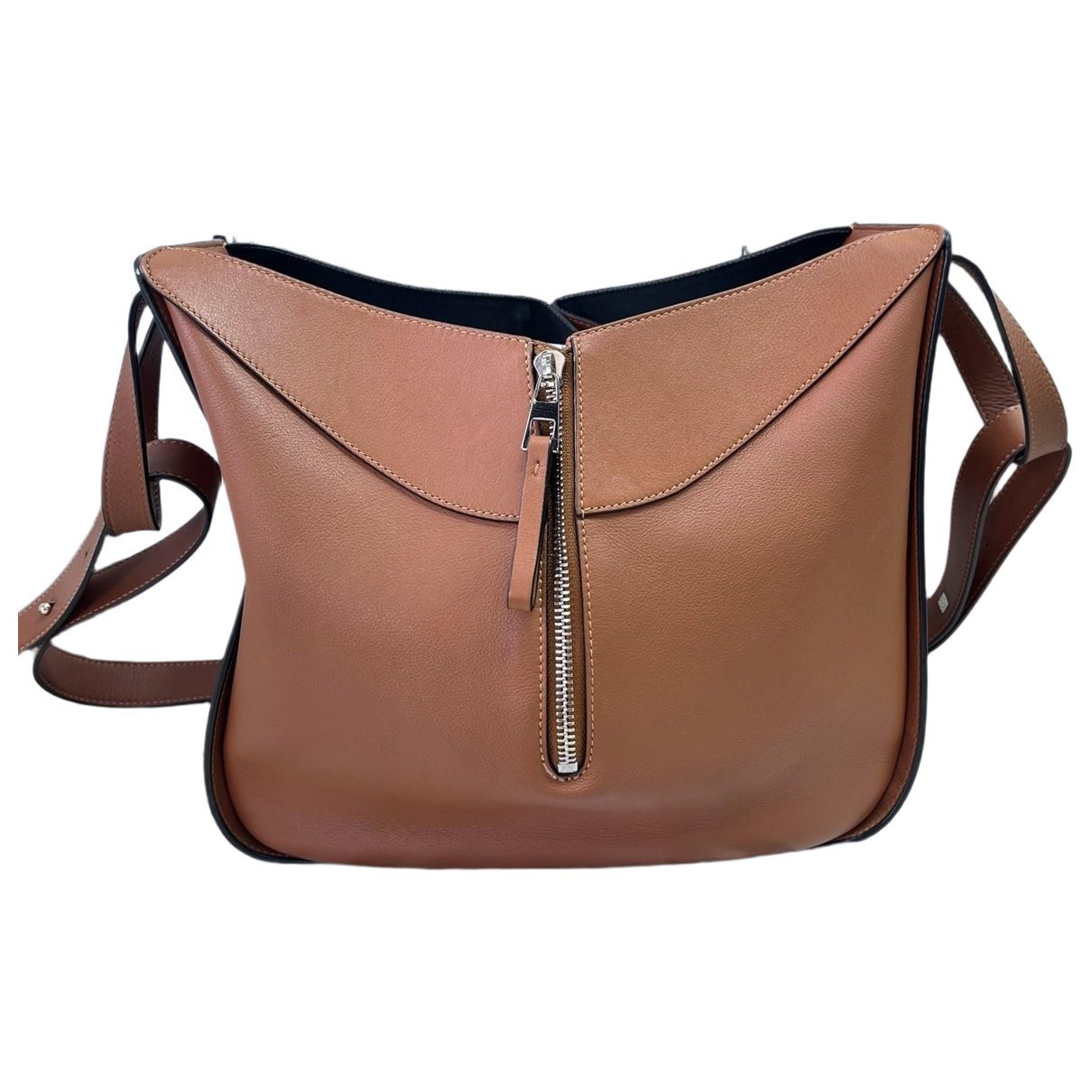 Hammock leather handbag