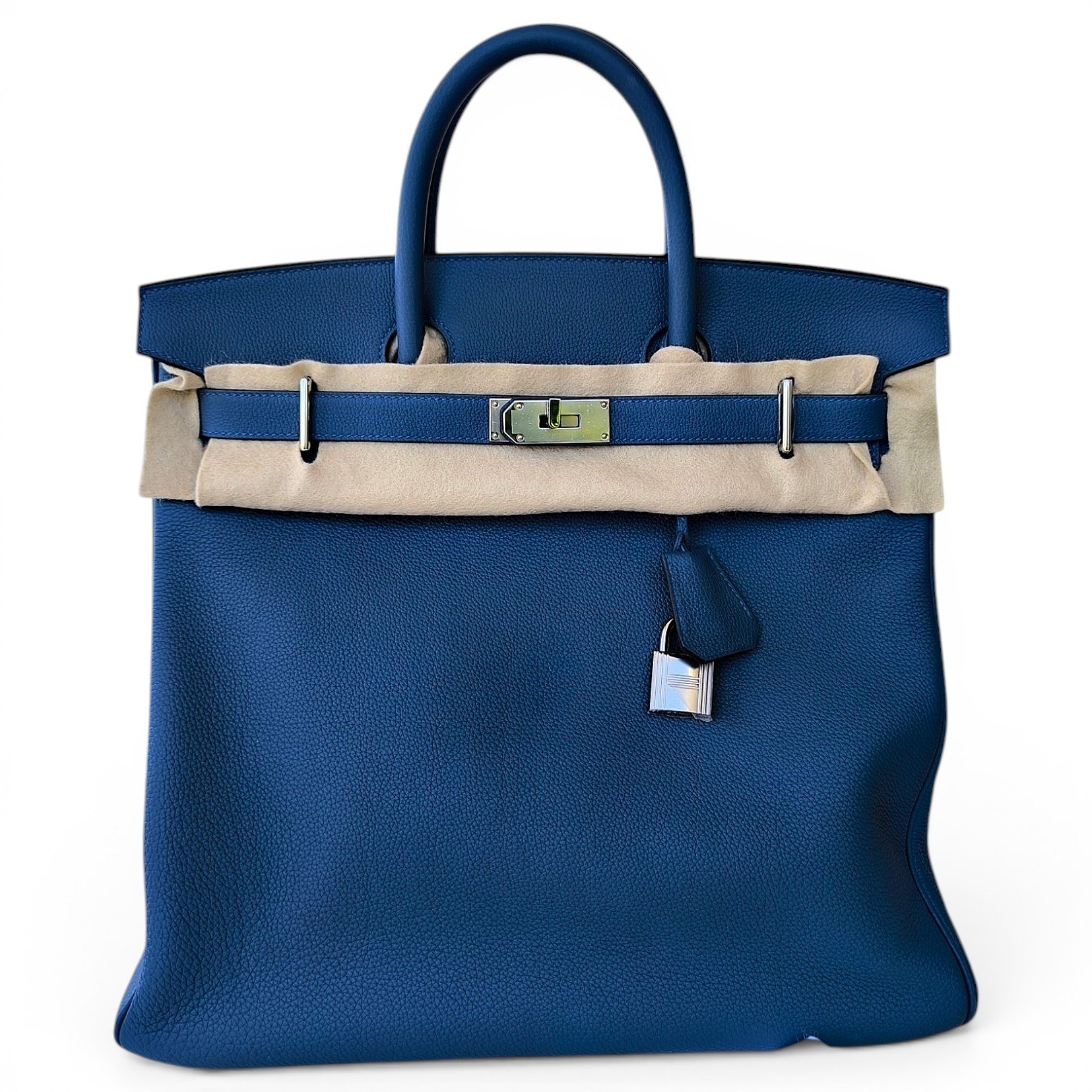 Haut à Courroies leather handbag