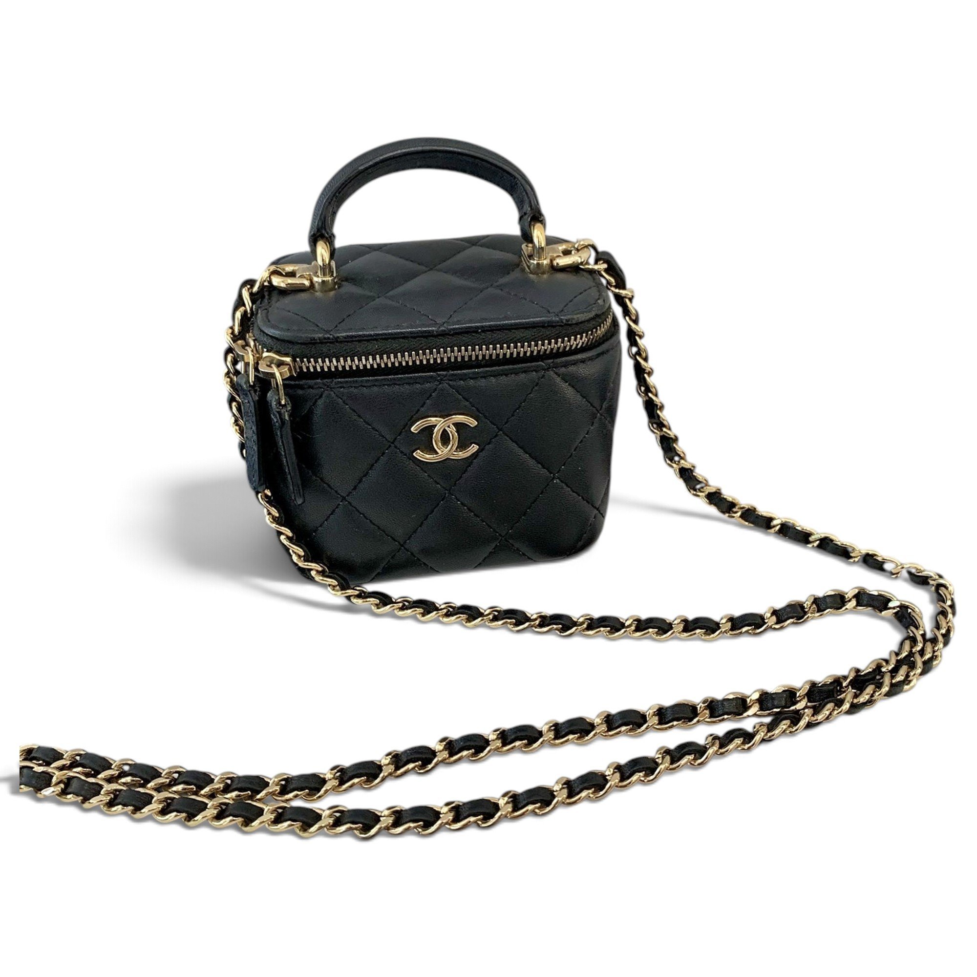 Chanel Trendy CC Vanity leather handbag