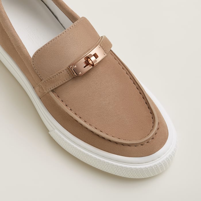 Beige Sable Game Slip-on Sneaker