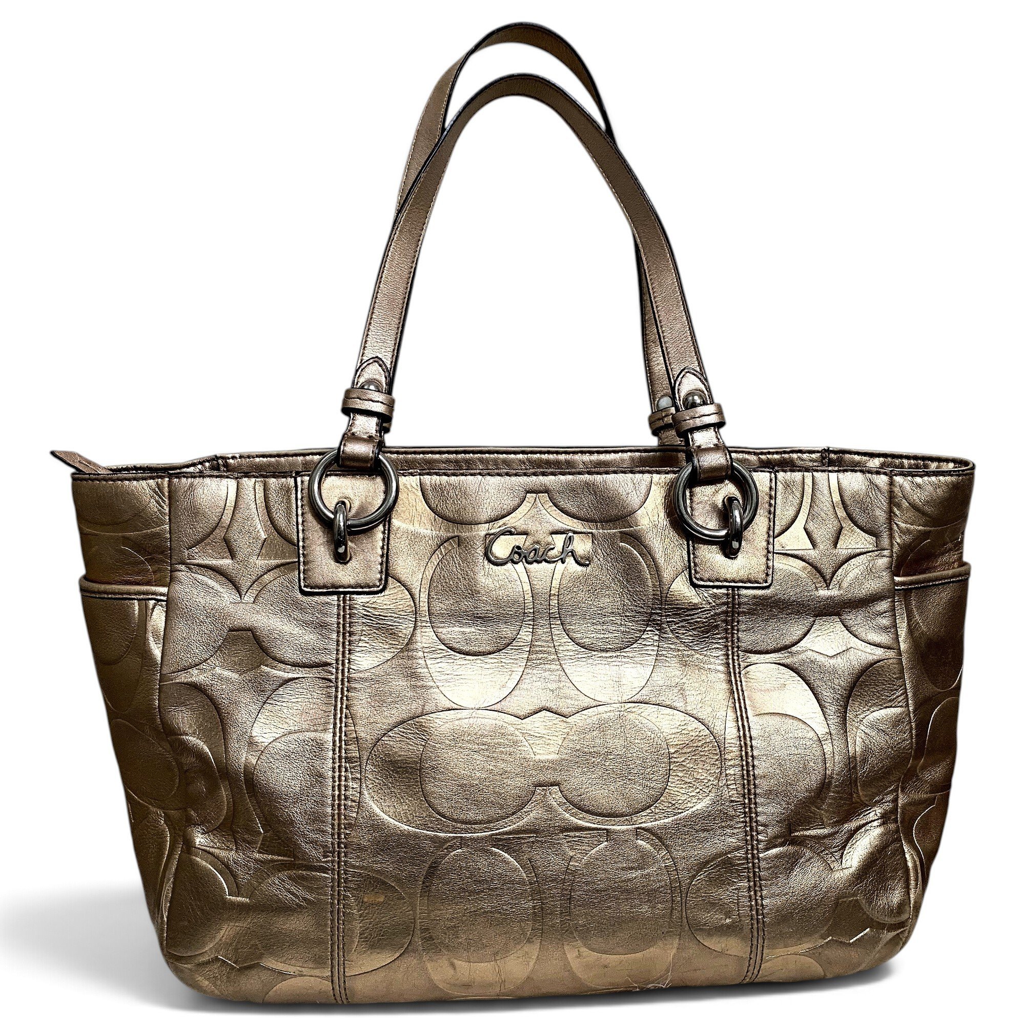 Leather tote