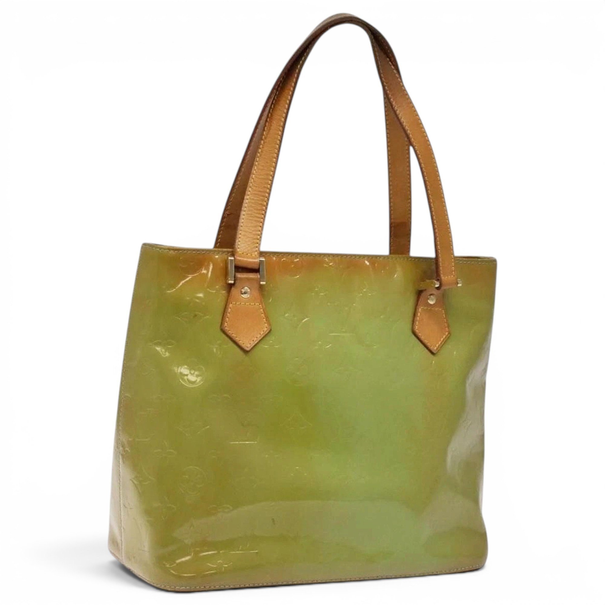 Patent leather handbag