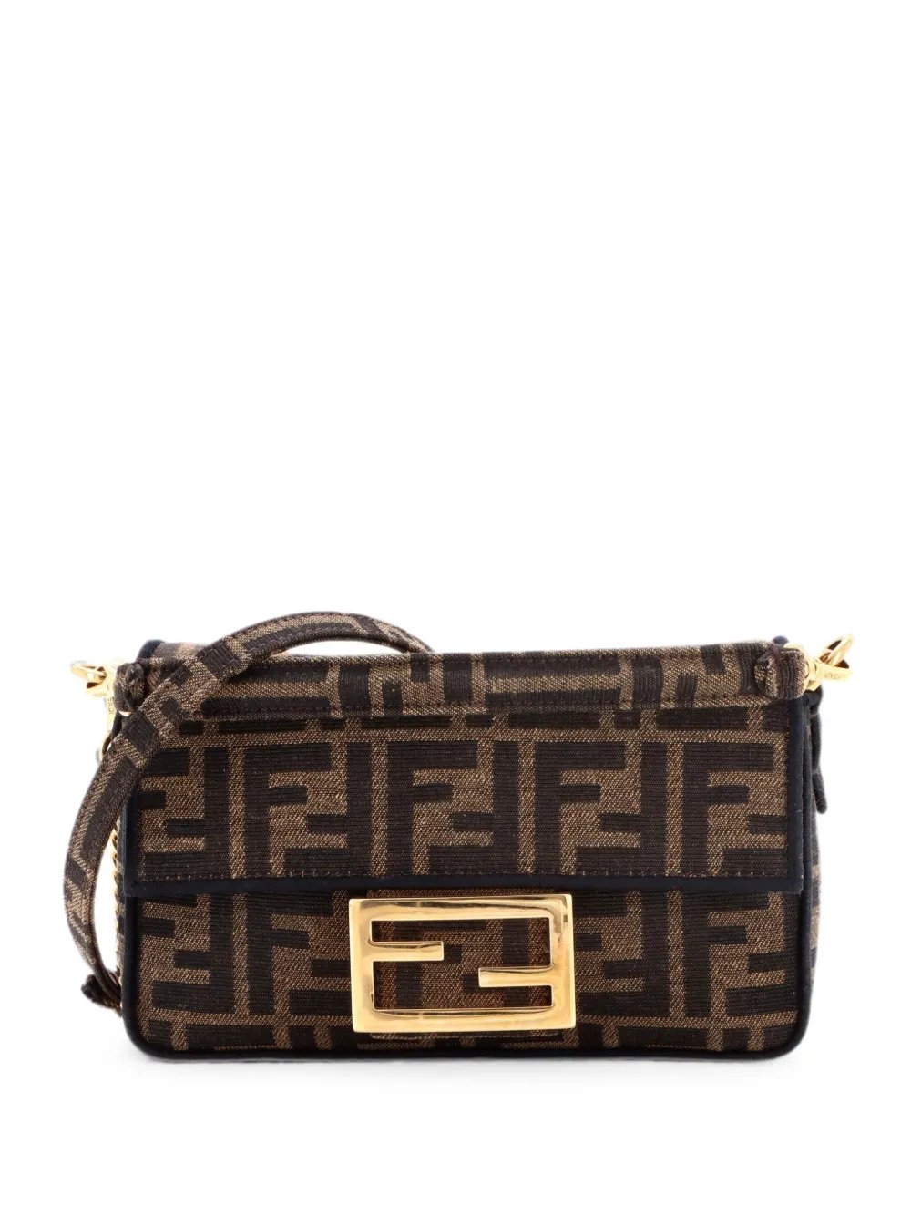 Baguette NM Bag Zucca Canvas Mini crossbody bag