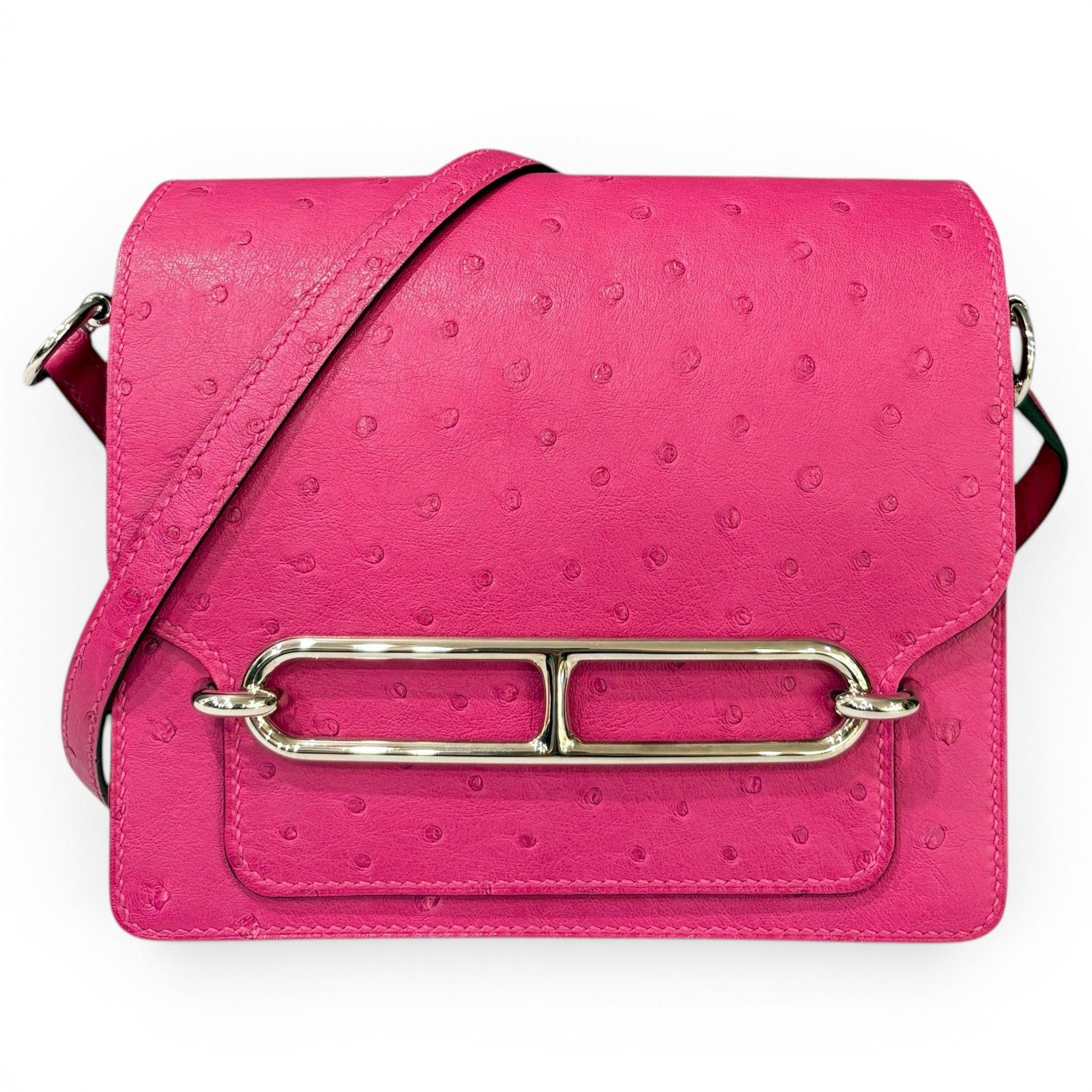 Roulis ostrich crossbody bag